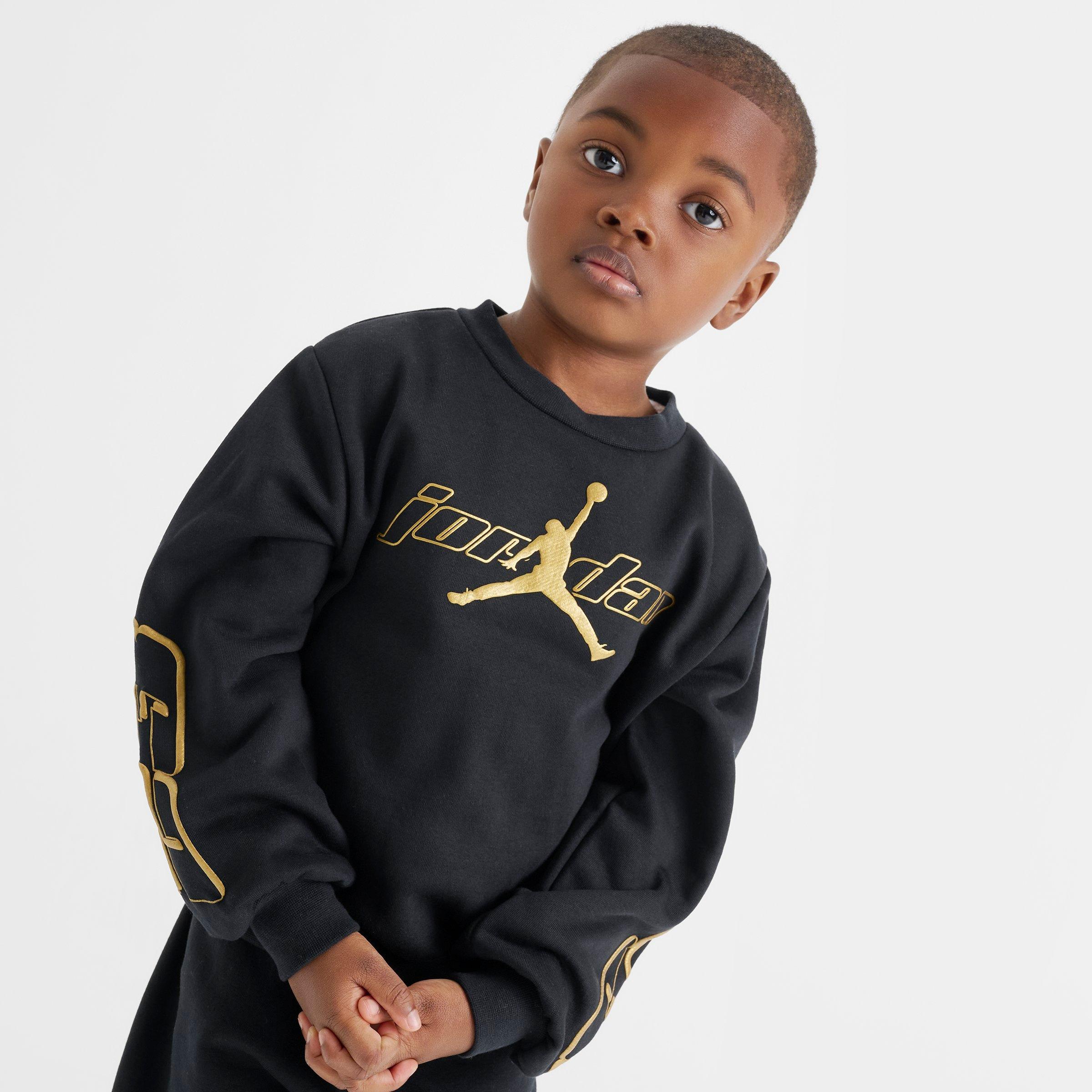 Kids' Toddler Jordan Mountainside Crewneck Sweatshirt and Jogger Pants Set