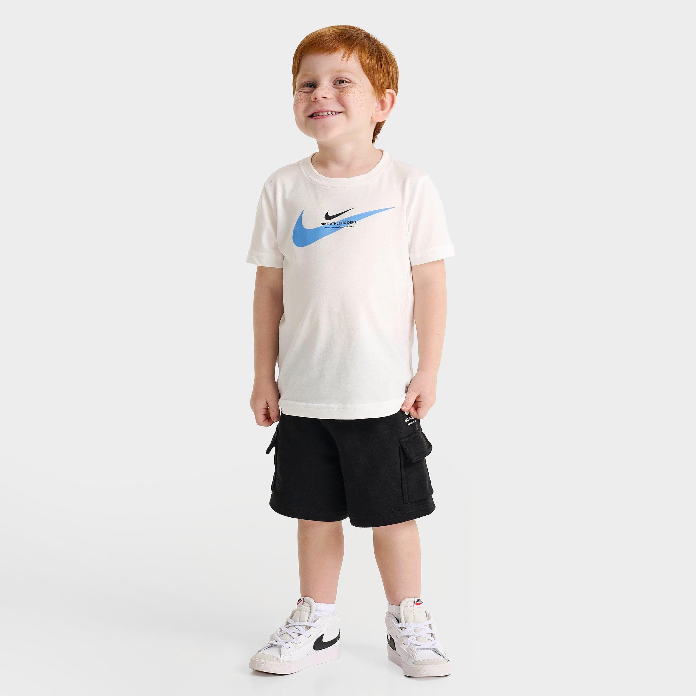 Kids' Toddler Nike Athletic Department T-Shirt and Cargo Shorts Set
