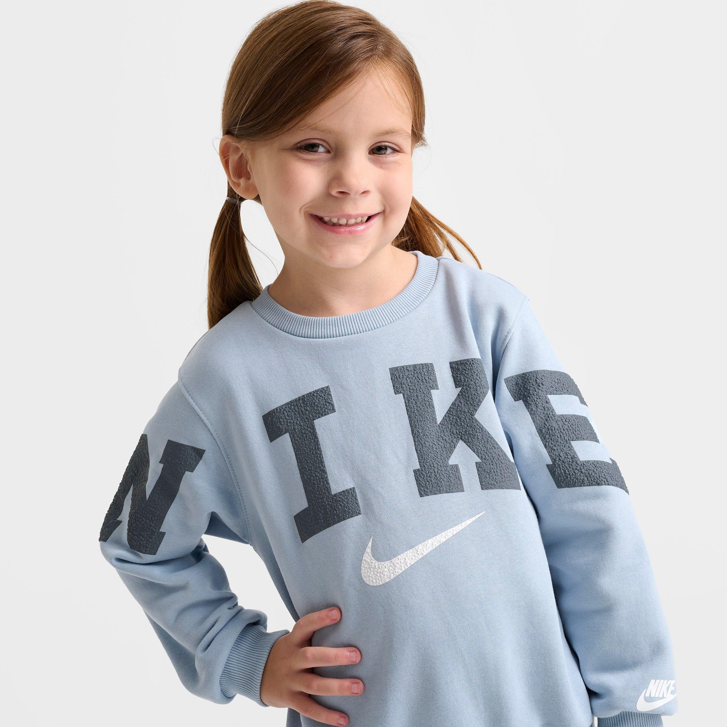 Kids' Toddler Nike Crewneck Sweatshirt and Jogger Pants Set