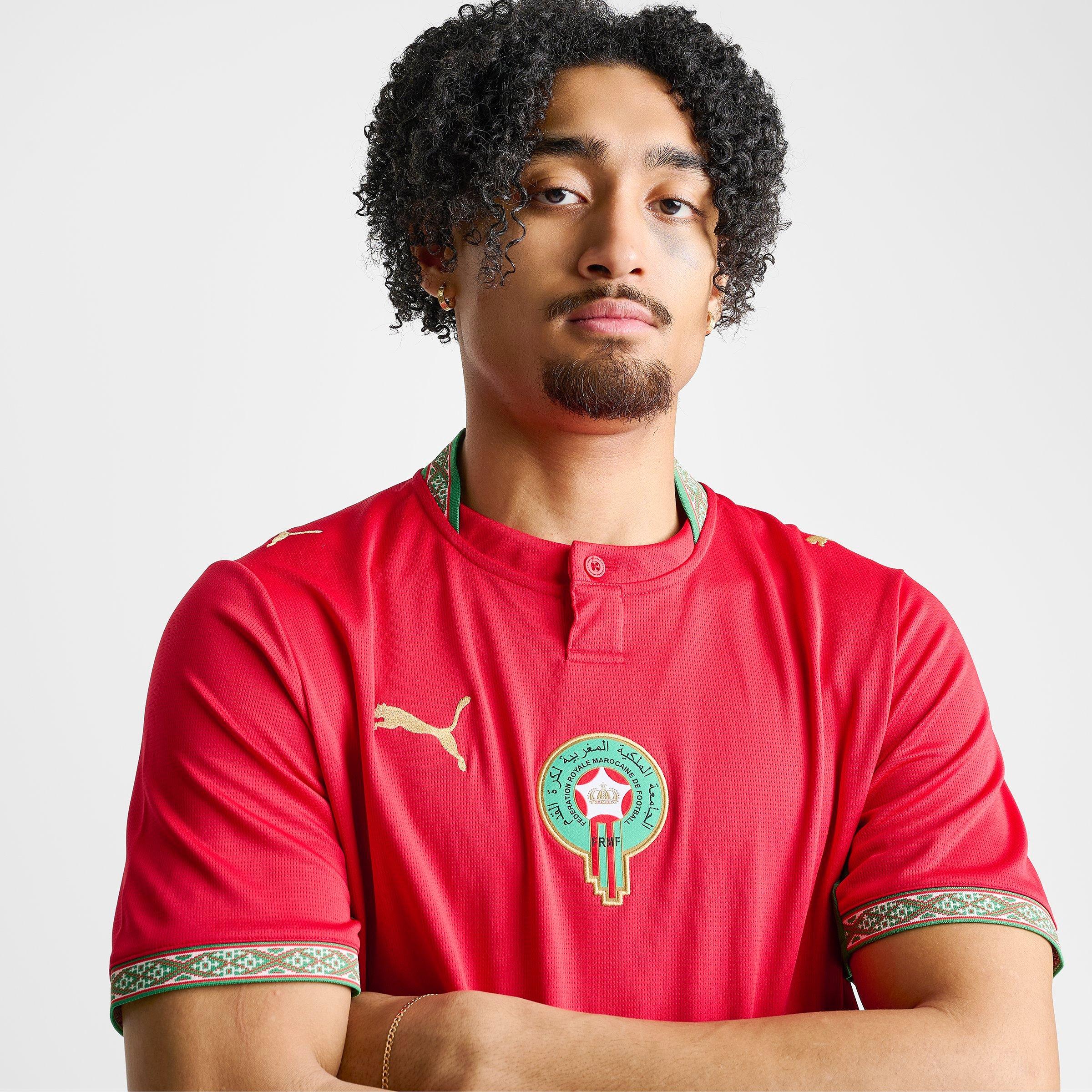 Men's Puma Morocco 2026 Home Replica Soccer Jersey