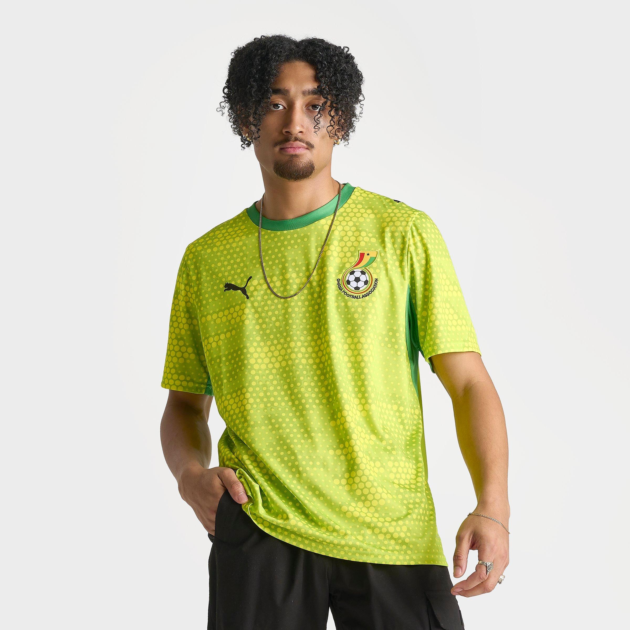 Men's Puma x Salehe Bembury Ghana Short-Sleeve Goalkeeper Soccer Jersey