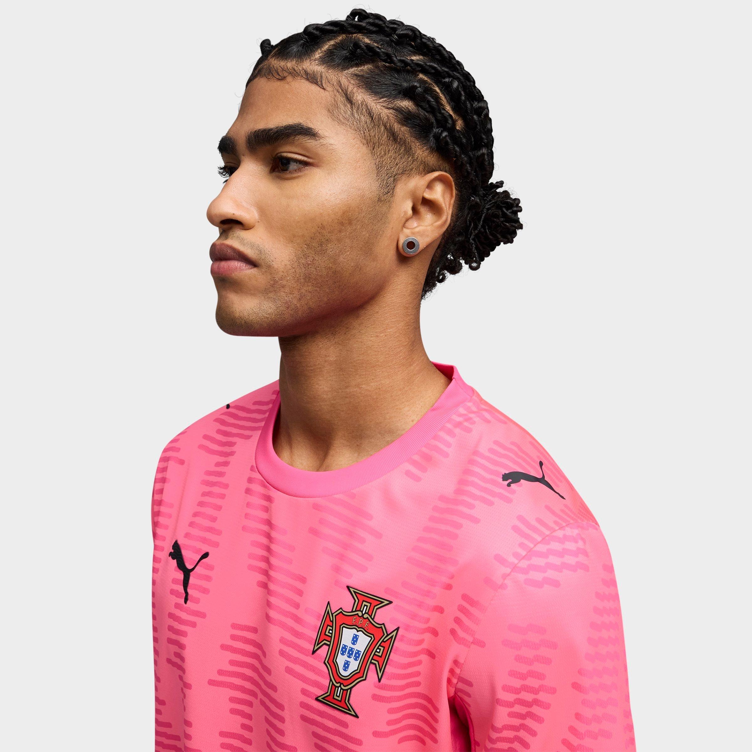 Men's Puma x Salehe Bembury Portugal Short-Sleeve Goalkeeper Soccer Jersey