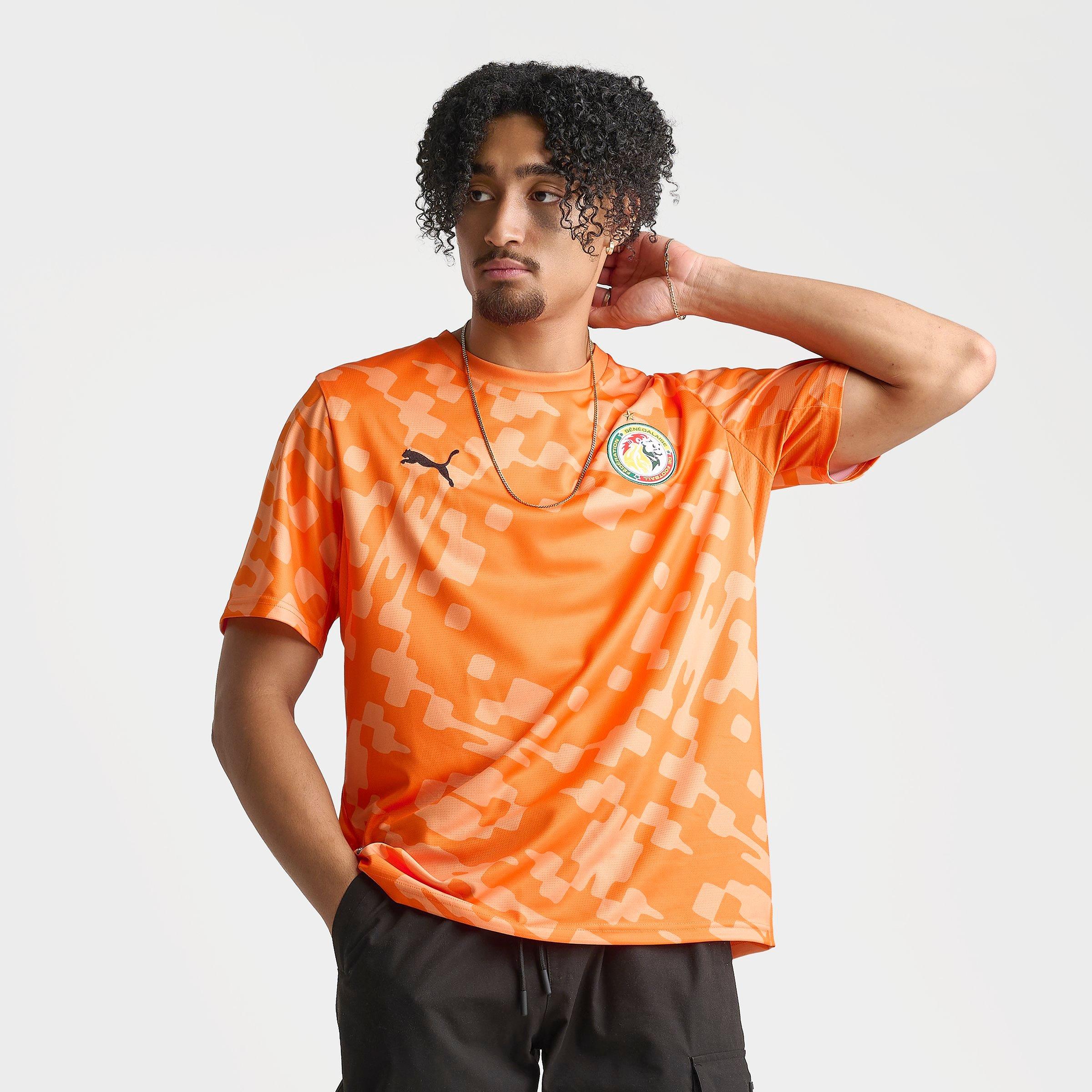 Men's Puma x Salehe Bembury Senegal Short-Sleeve Goalkeeper Soccer Jersey