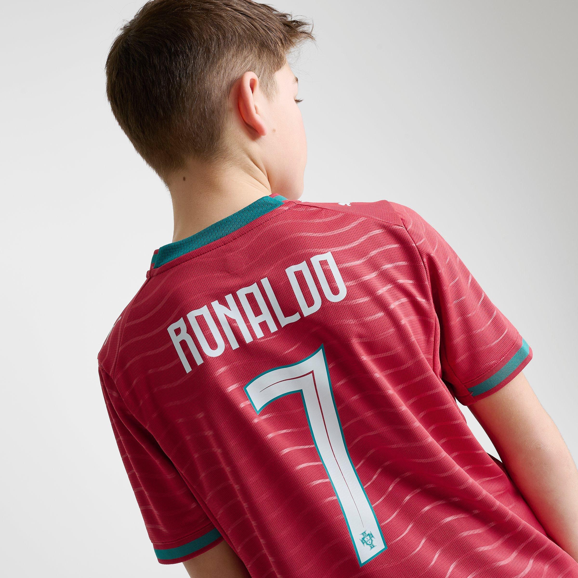 Big Kids' Puma Portugal Home 2026 Ronaldo Soccer Jersey