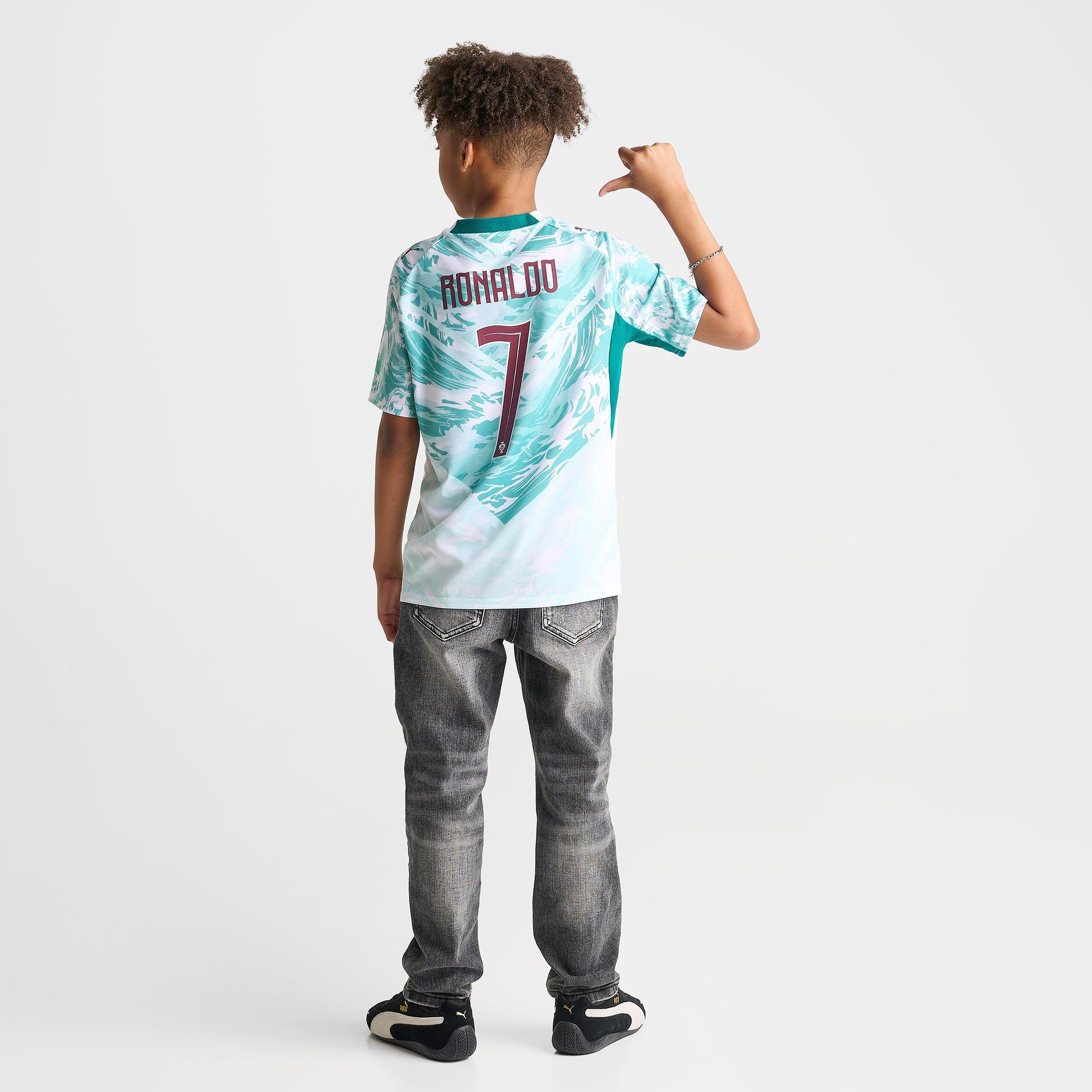 Big Kids' Puma Portugal Away Ronaldo Jersey