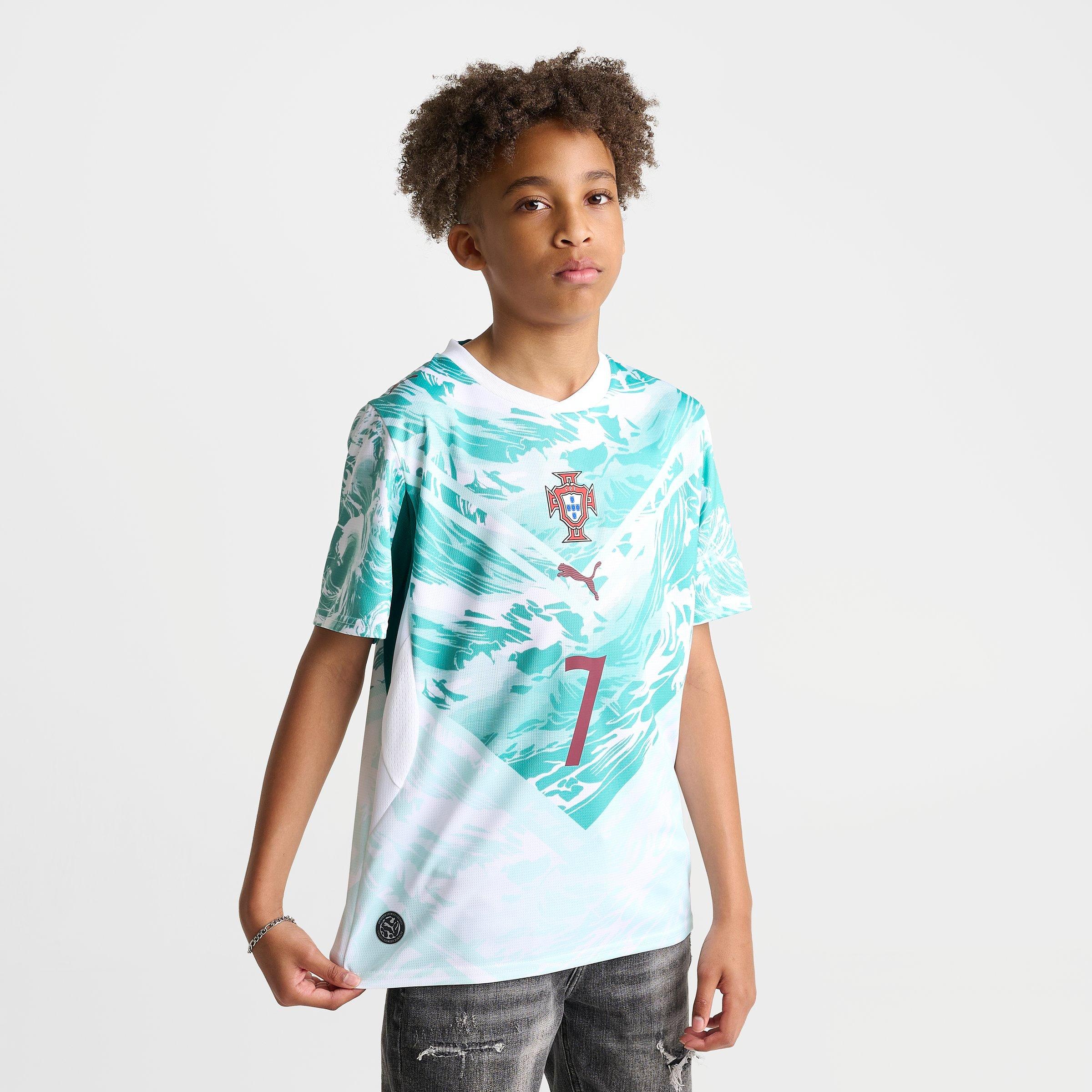 Big Kids' Puma Portugal Away Ronaldo Jersey