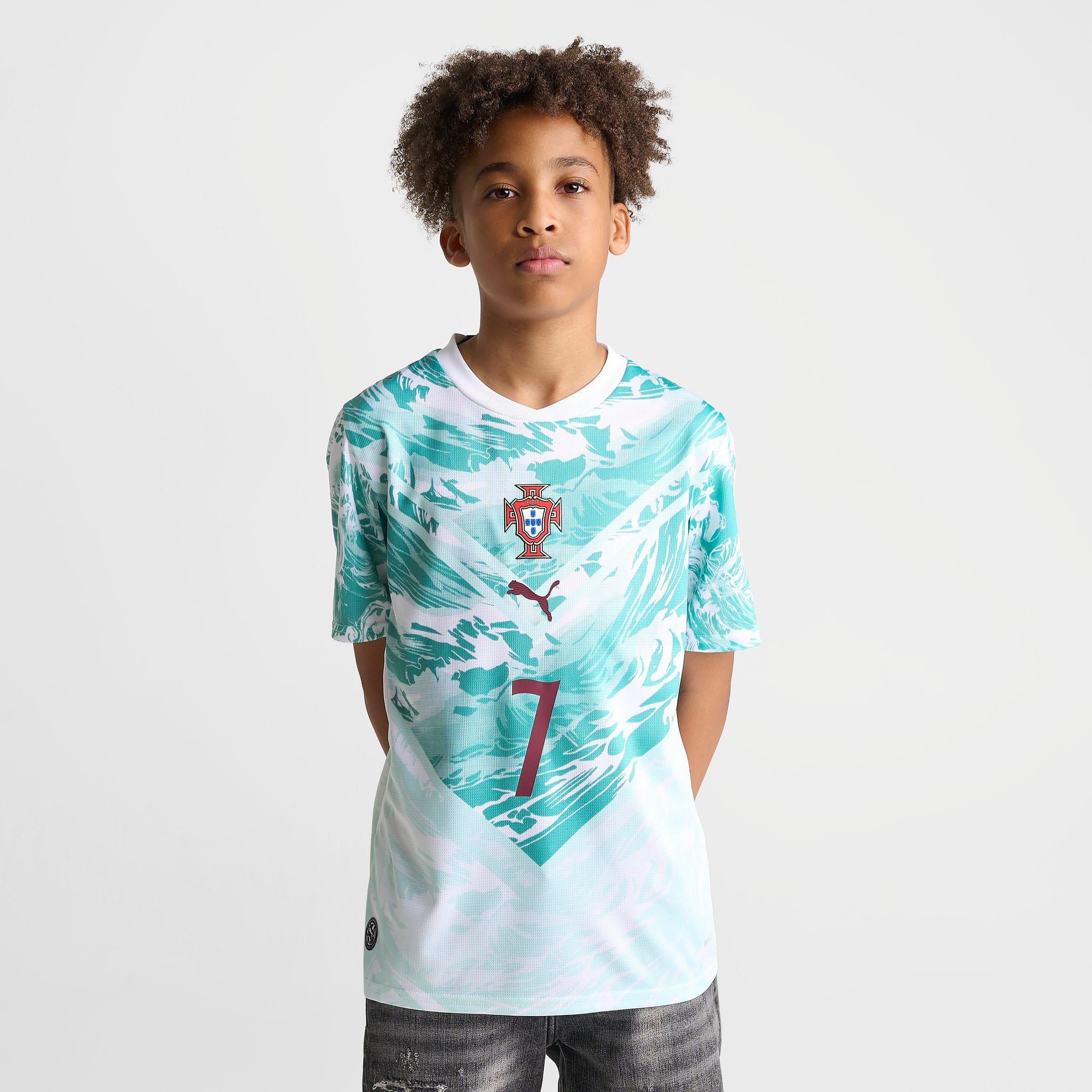 Big Kids' Puma Portugal Away Ronaldo Jersey