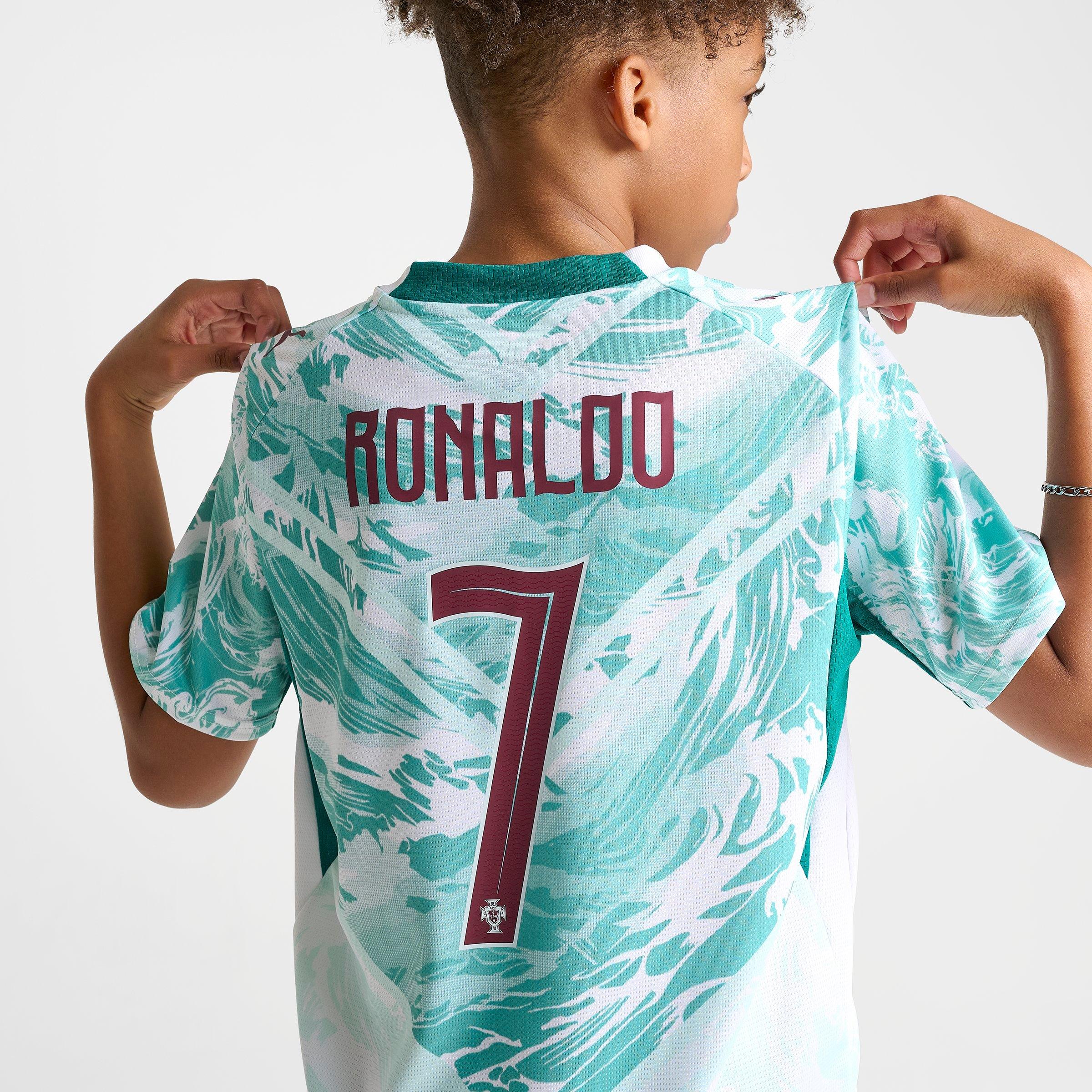 Big Kids' Puma Portugal Away Ronaldo Jersey