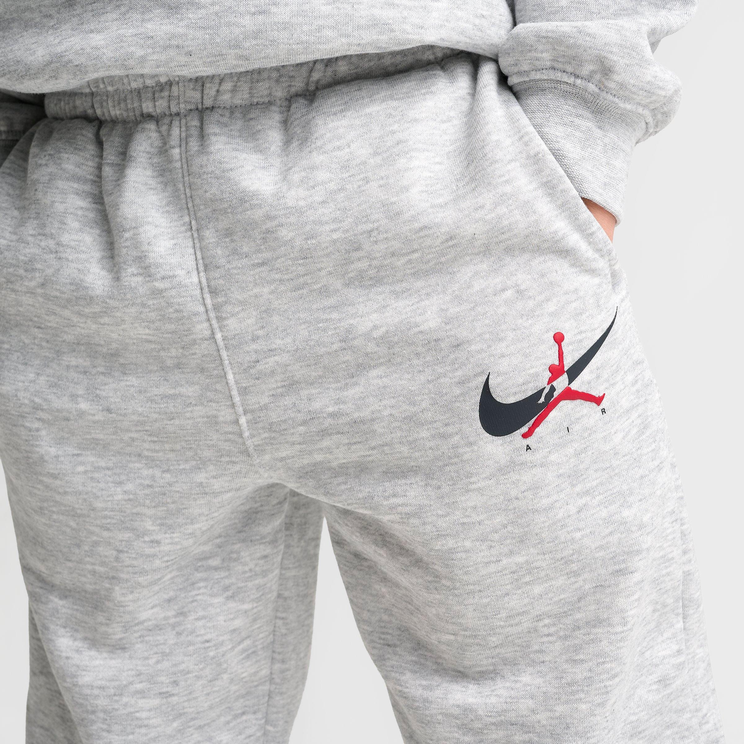 Little Kids' Jordan Jumpman Swoosh Crewneck Sweatshirt and Jogger Pants Set