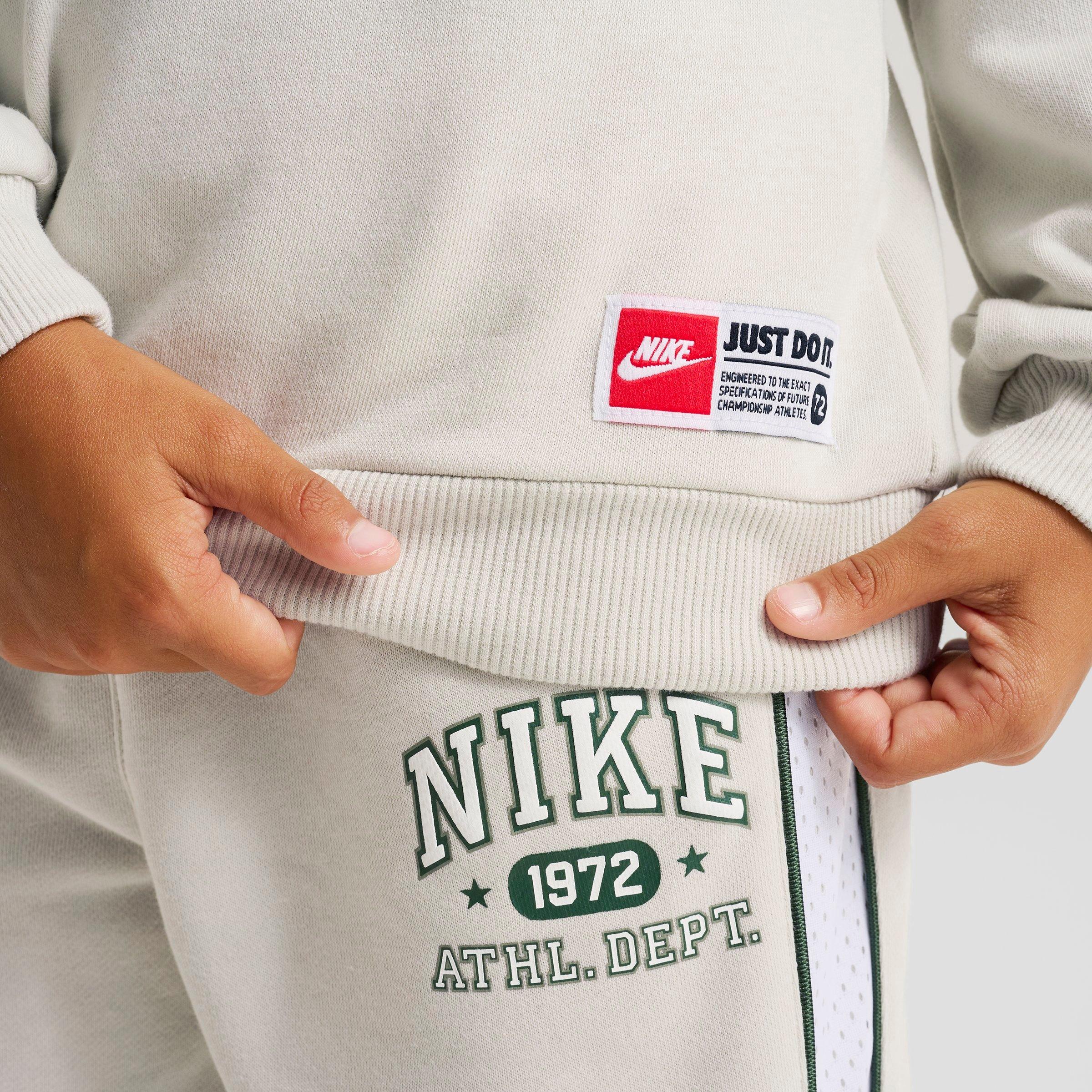 Little Kids' Nike Athletic Dept. 1972 PE Crewneck Sweatshirt and Jogger Pants Set