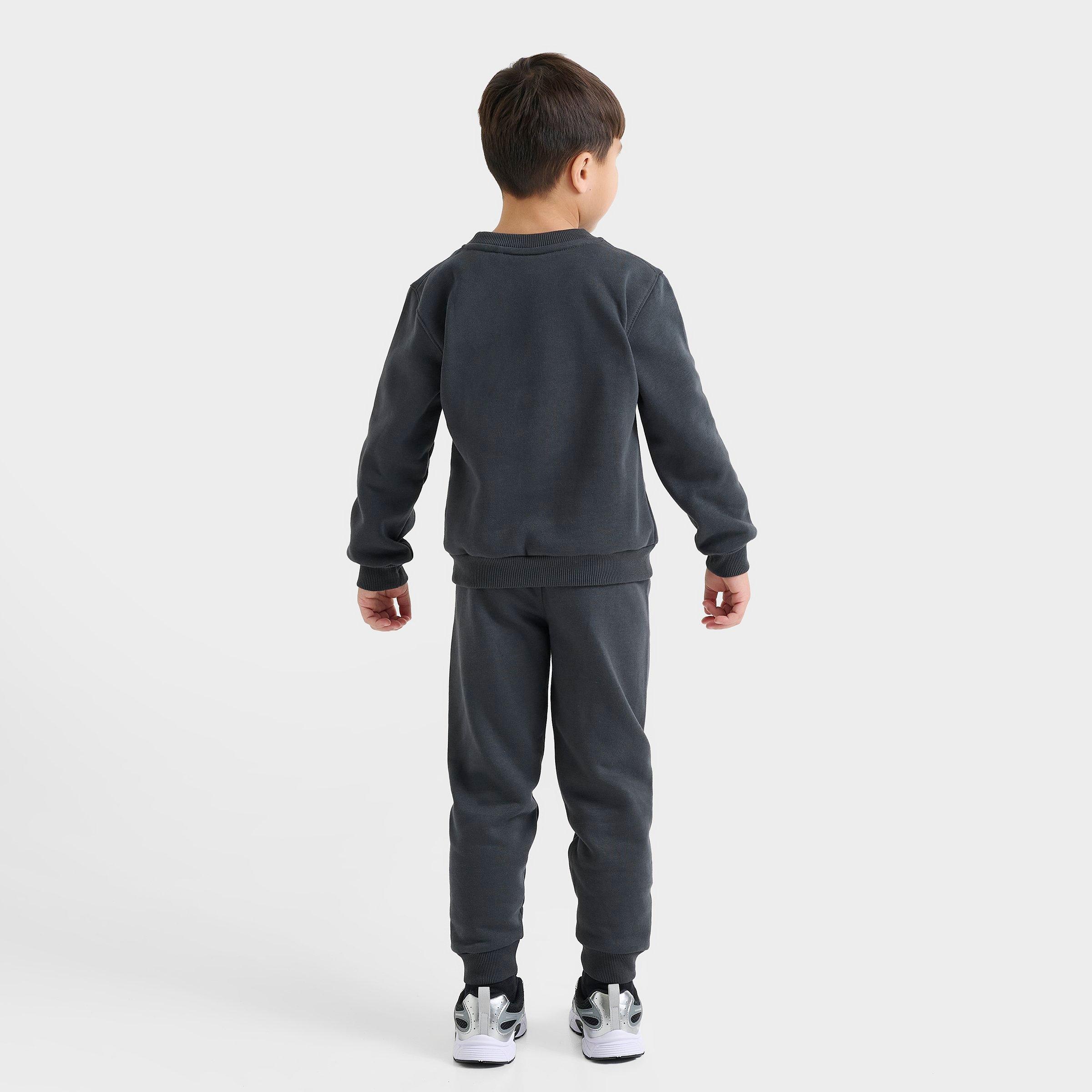Little Kids' Nike Globe Crewneck Sweatshirt and Jogger Pants Set