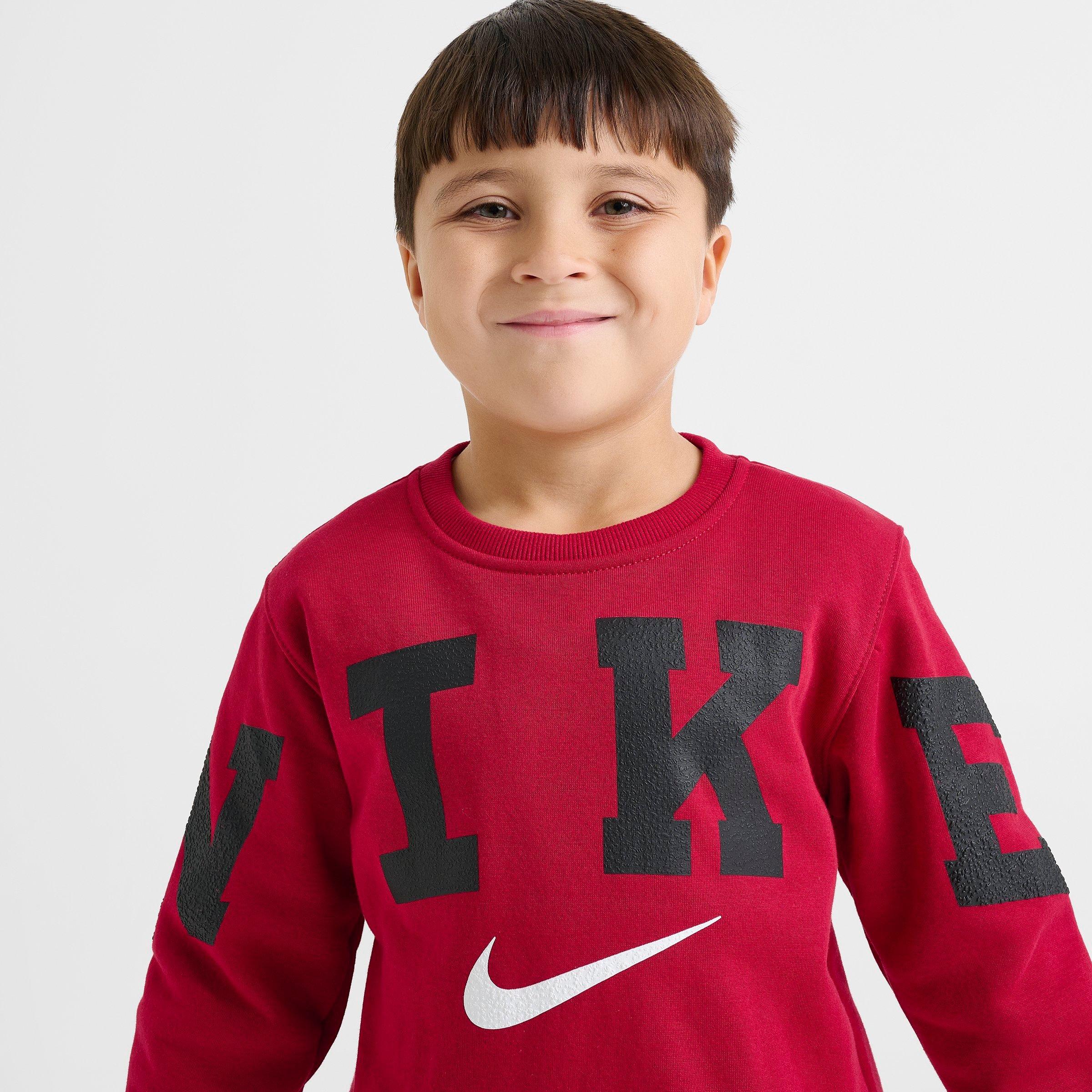 Infant Nike Crewneck Sweatshirt and Jogger Pants Set