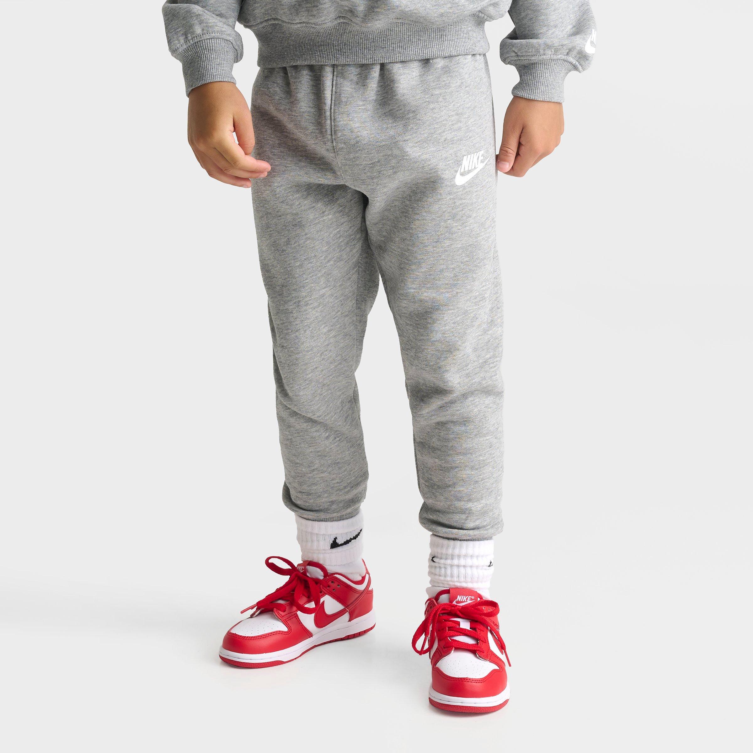 Little Kids' Nike Chenille Crewneck Sweatshirt and Jogger Pants Set