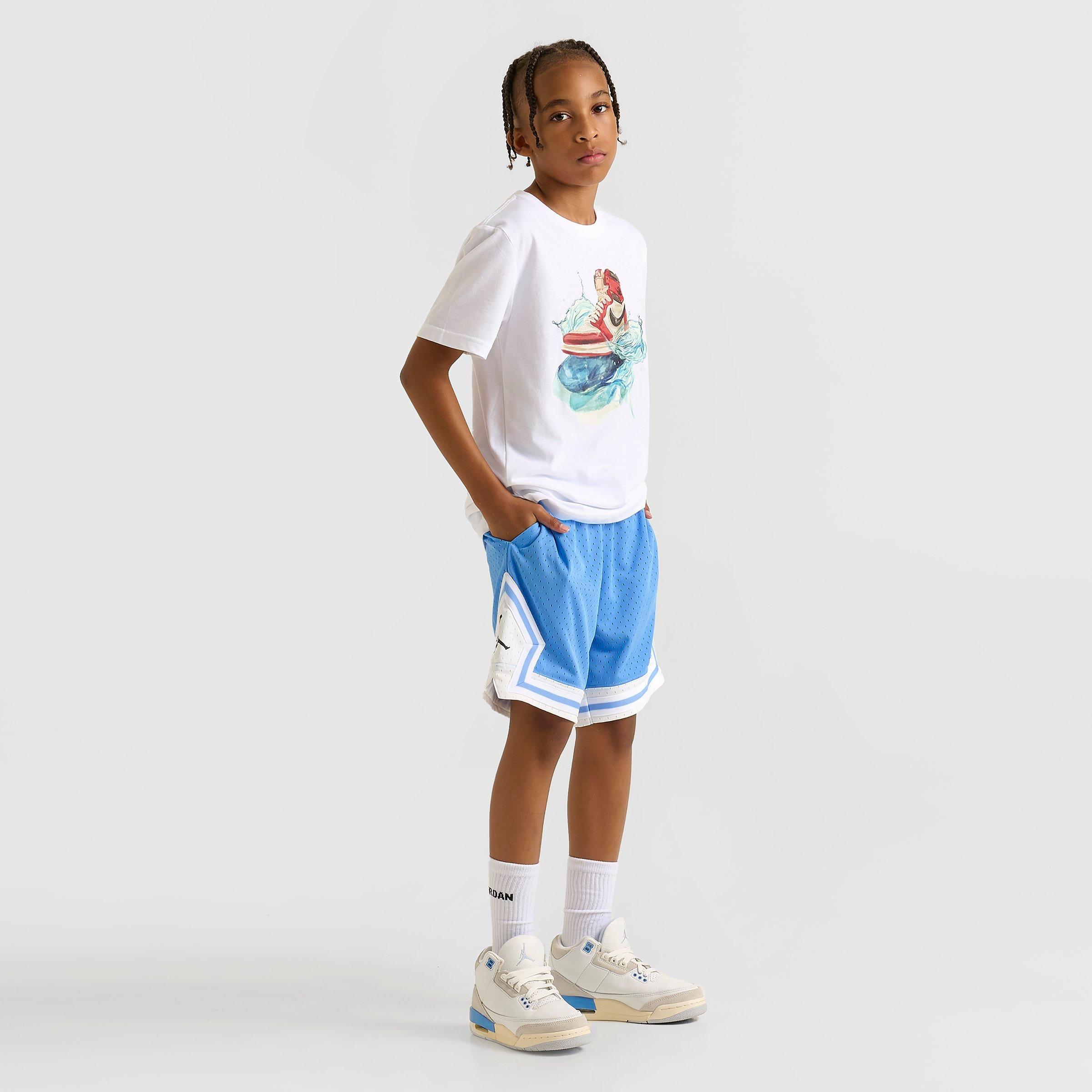 Big Kids' Jordan Dri-FIT Diamond Mesh Basketball Shorts