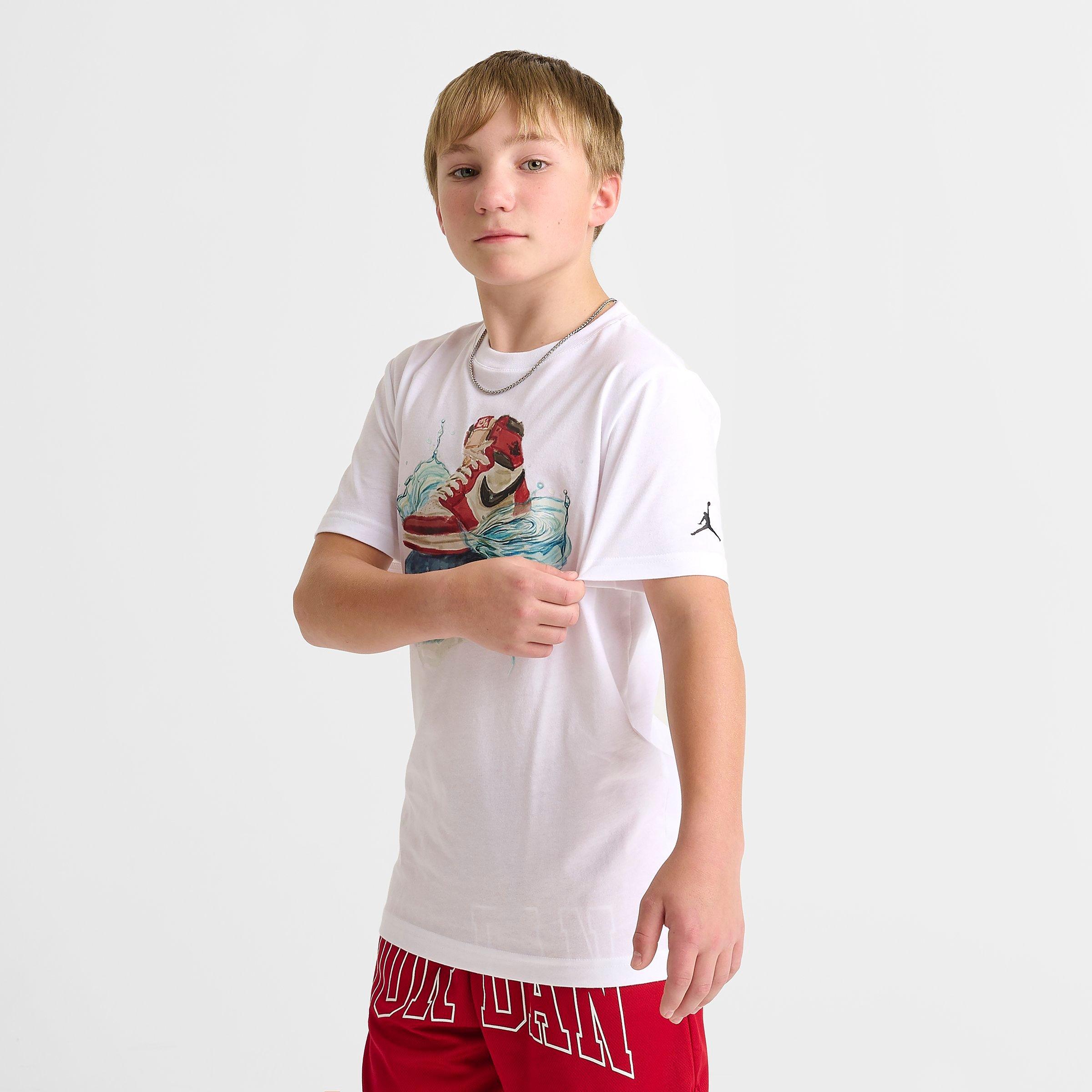Big Kids' Jordan AJ1 Waves T-Shirt