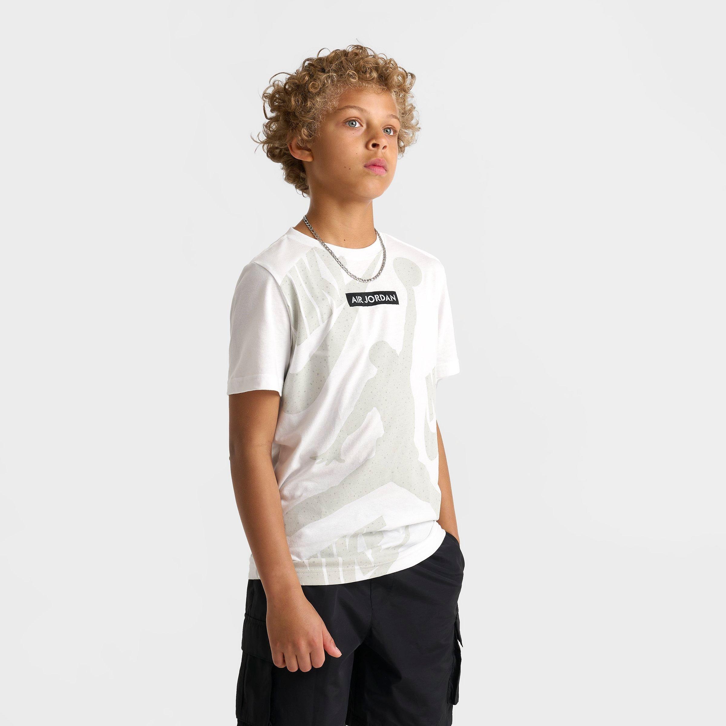 Boys' Big Kids' Air Jordan 4 Speckled Retro T-Shirt