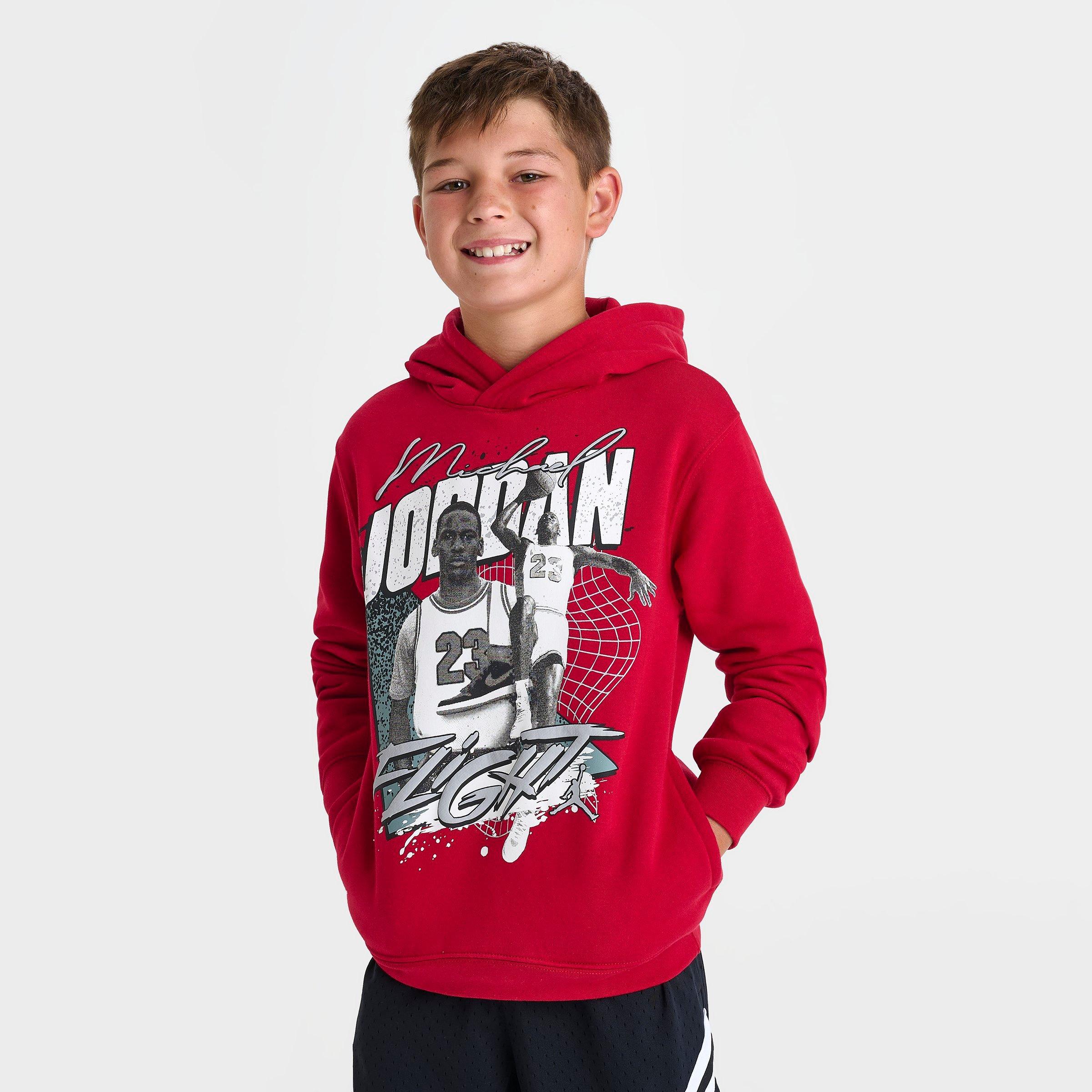 Kids' Jordan Flight Double Pullover Hoodie