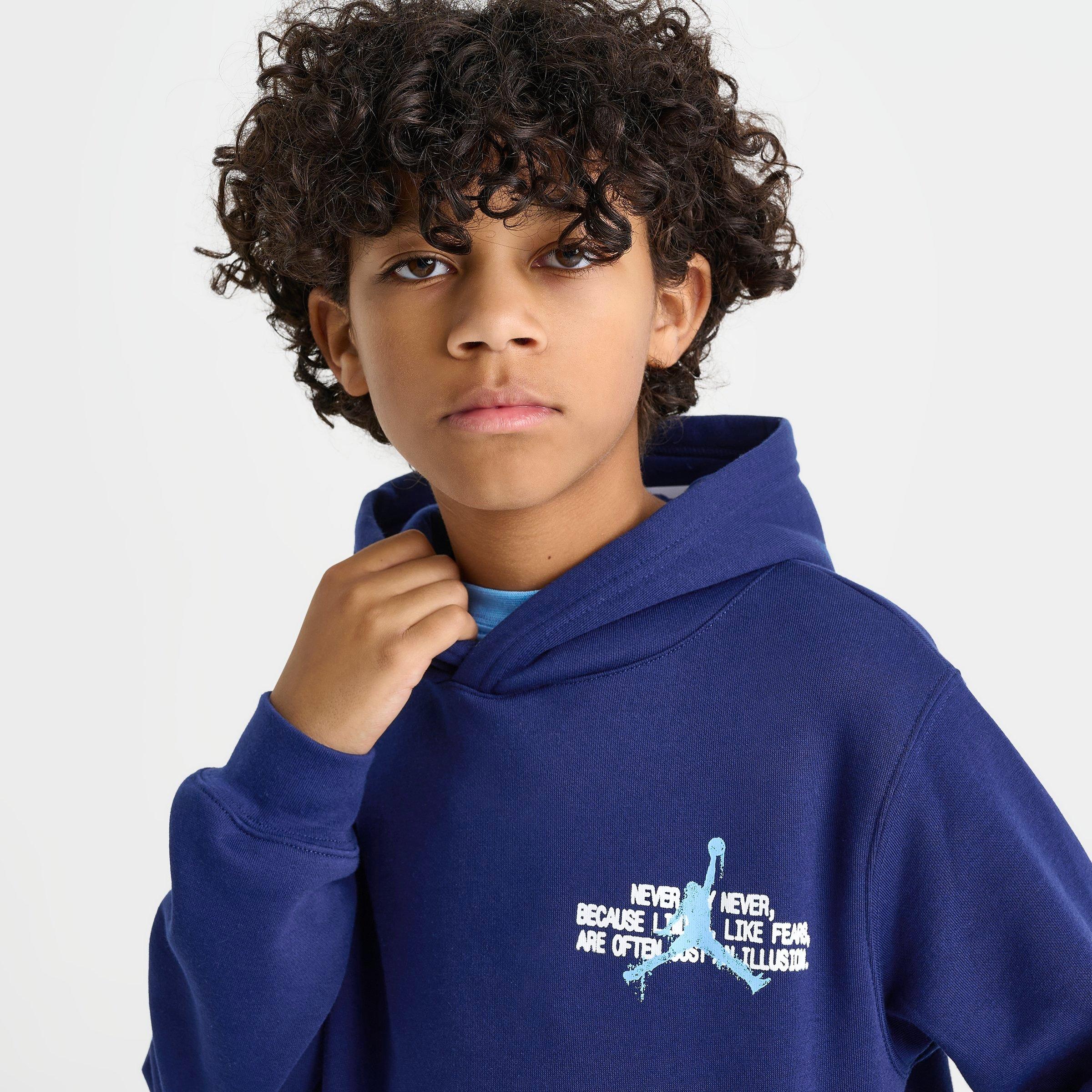 Kids' Jordan Jumpman Stamp Pullover Hoodie