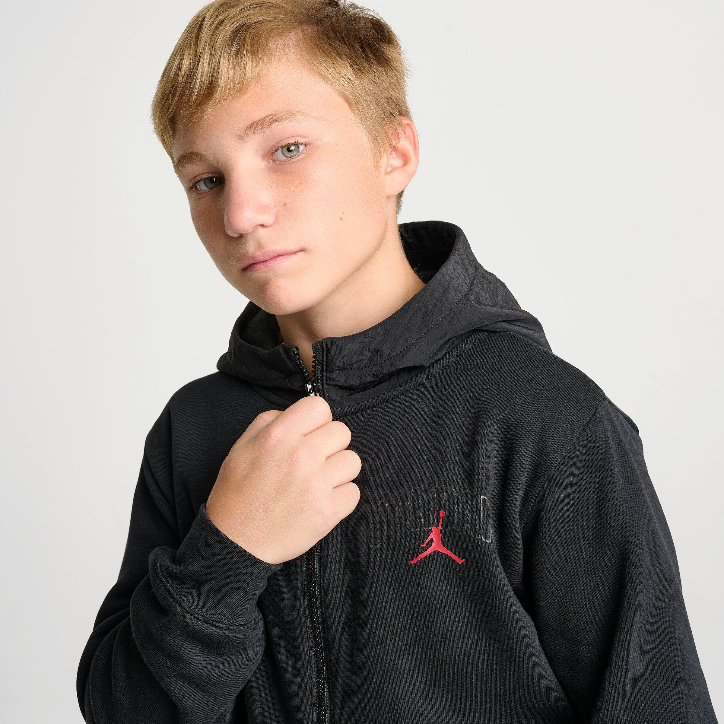 Big Kids' Jordan Fleece Ripstop Full-Zip Jacket and Jogger Pants