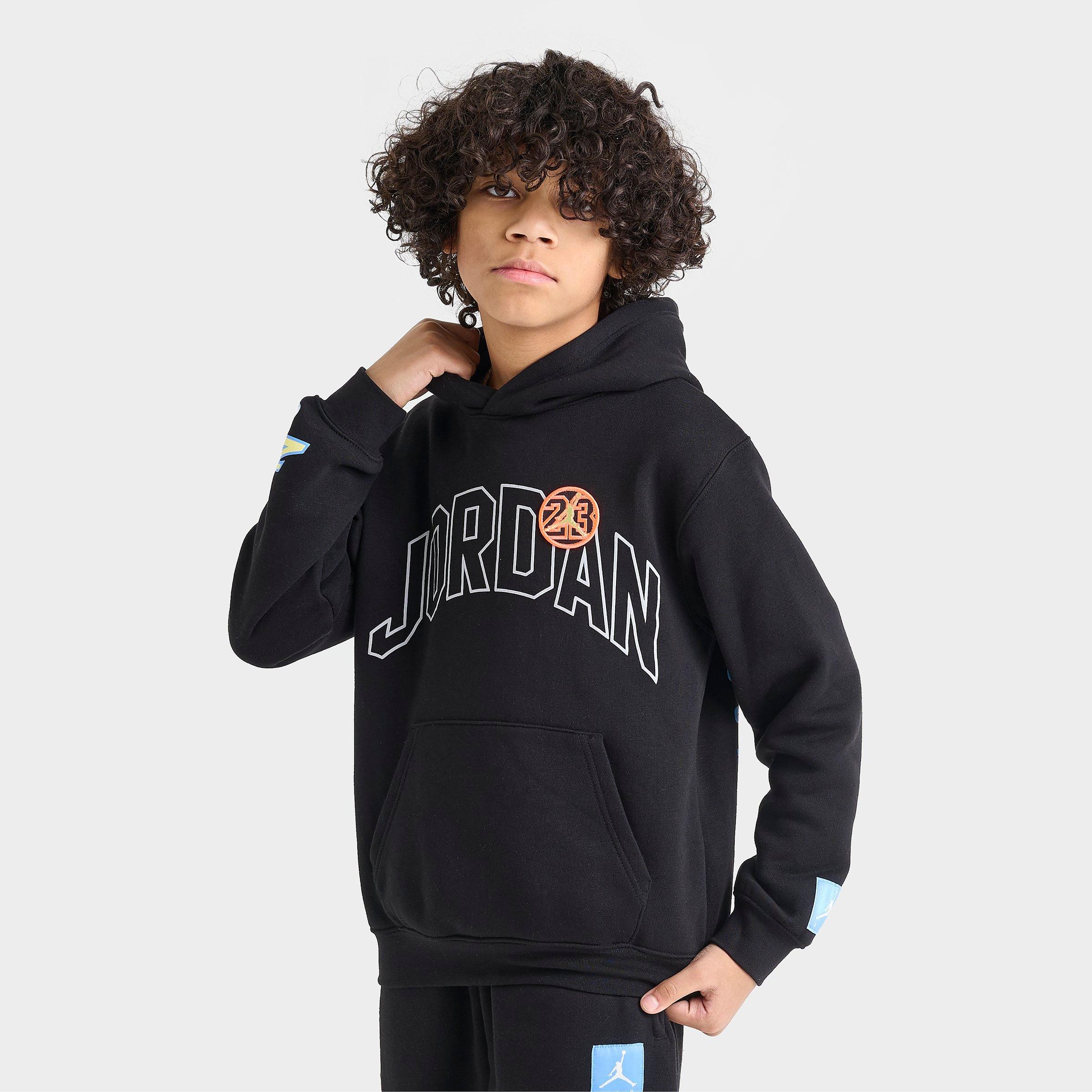 Boys' Big Kids' Jordan MVP Dynasty Patch Fleece Pullover Hoodie