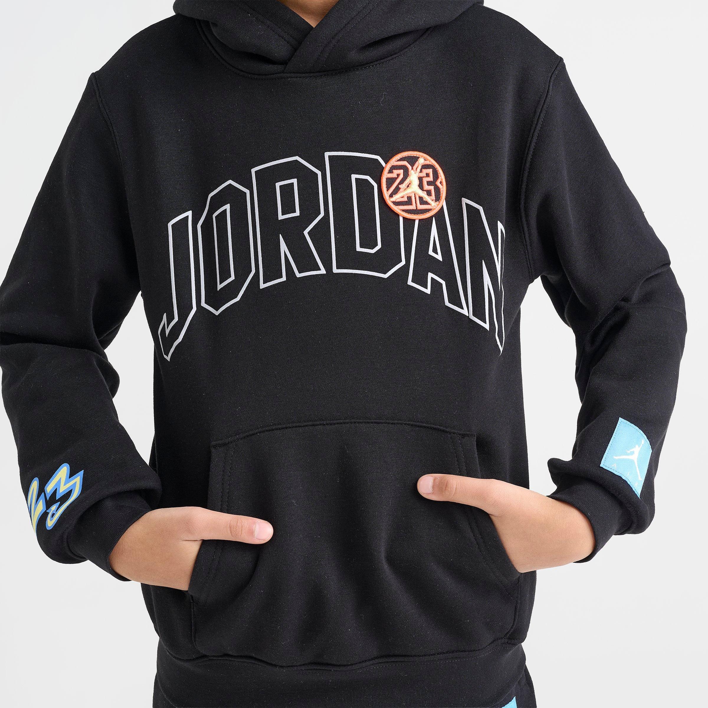 Boys' Big Kids' Jordan MVP Dynasty Patch Fleece Pullover Hoodie