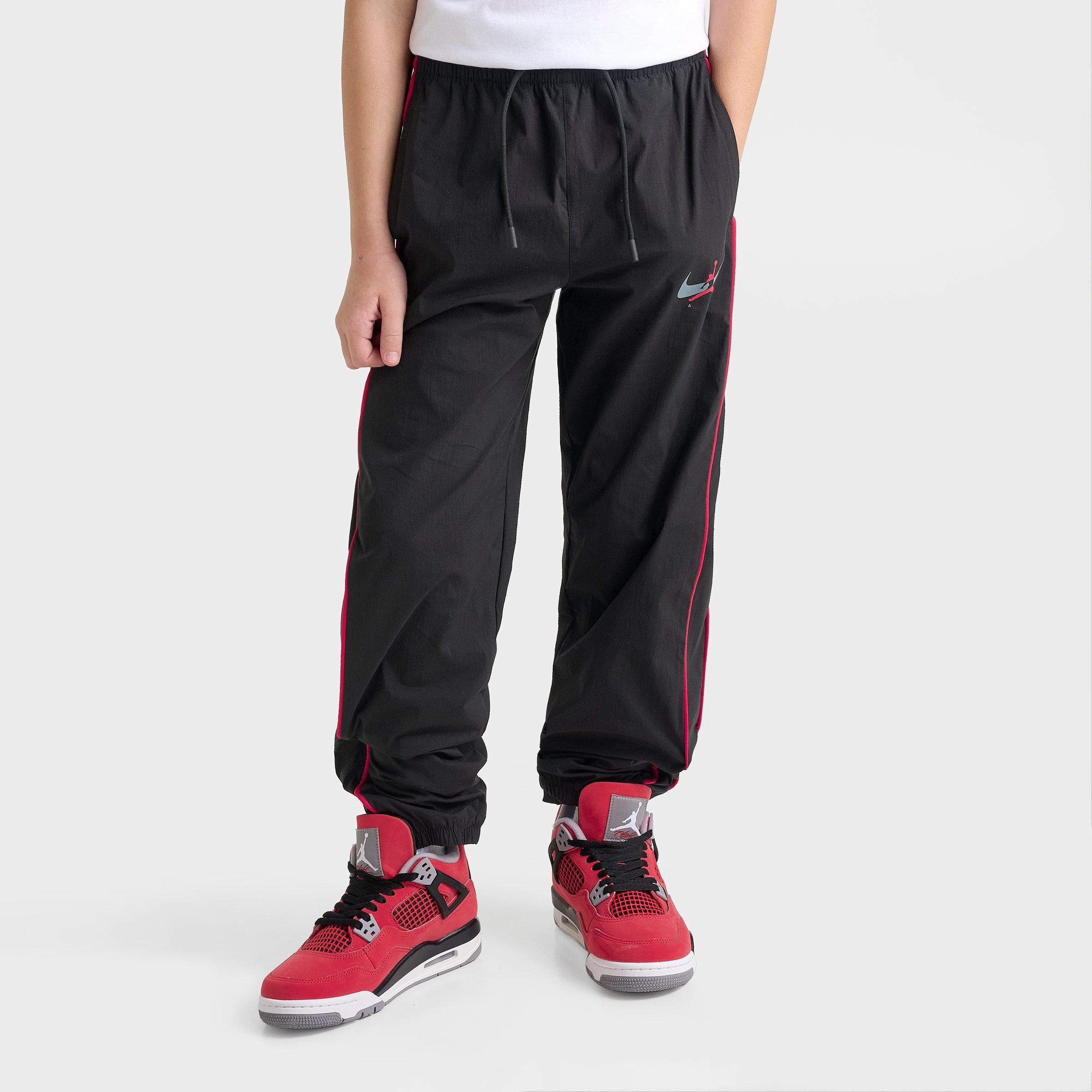 Big Kids' Jordan Jumpman Swoosh Arch Woven Track Pants