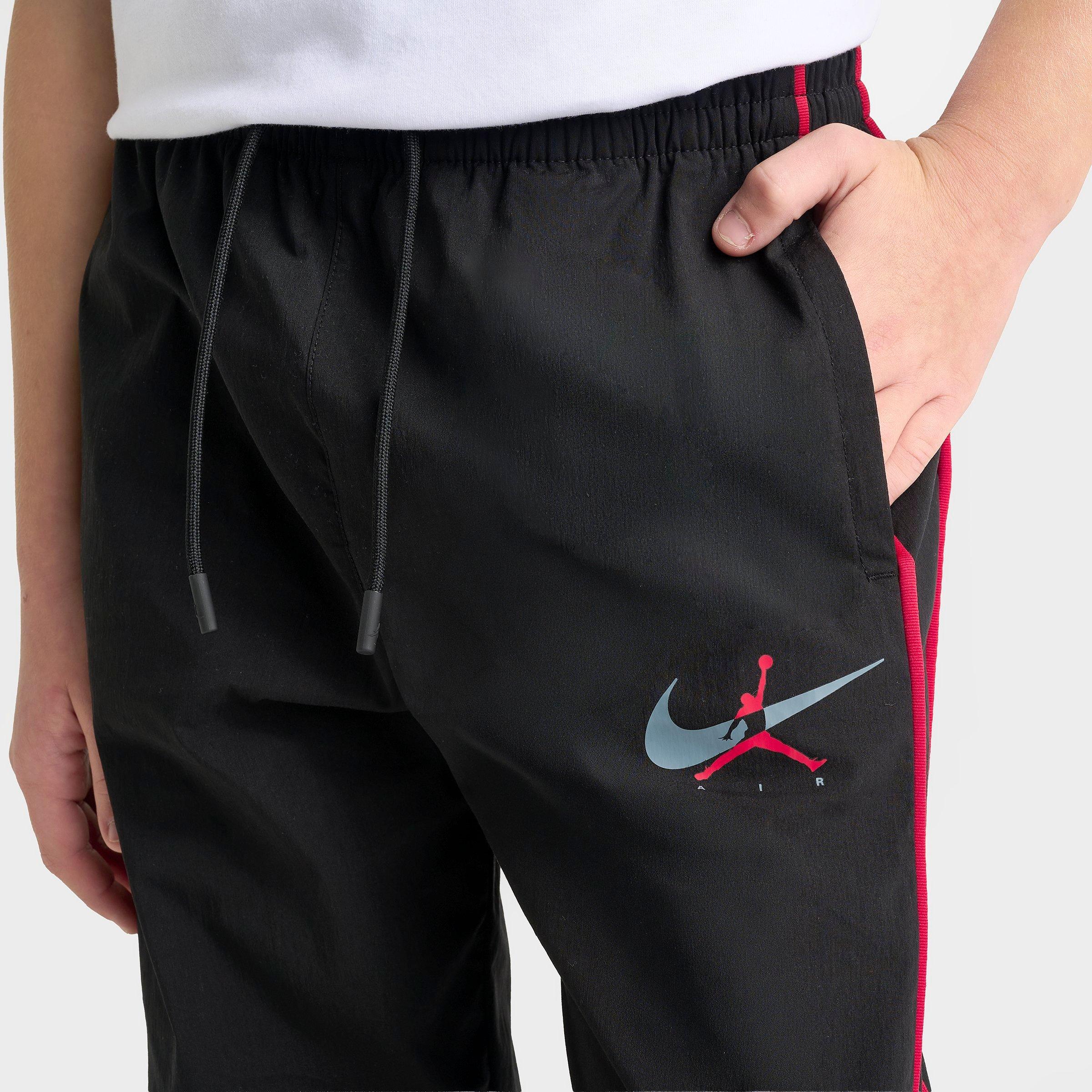 Big Kids' Jordan Jumpman Swoosh Arch Woven Track Pants