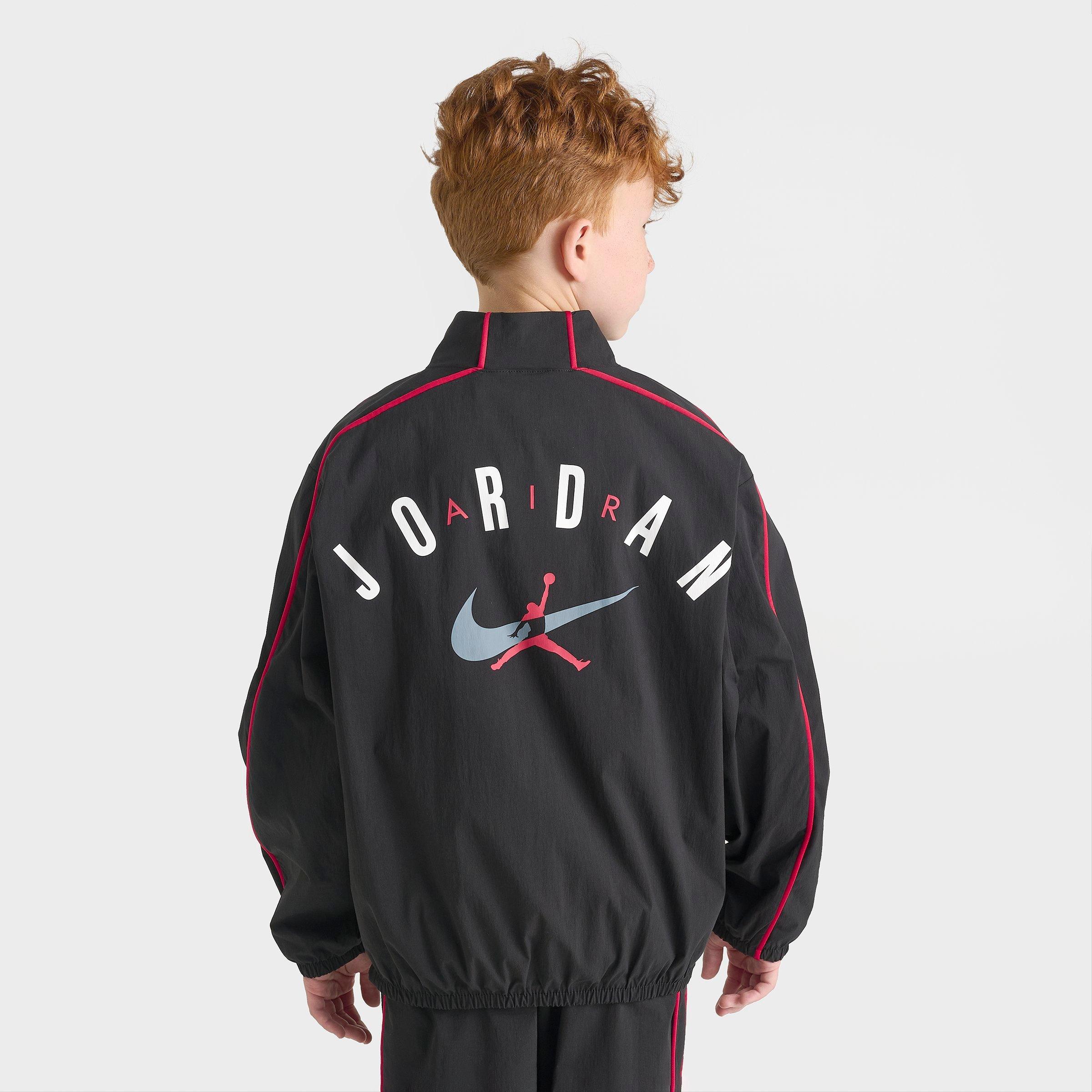 Big Kids' Jordan Jumpman Arch Woven Full-Zip Jacket