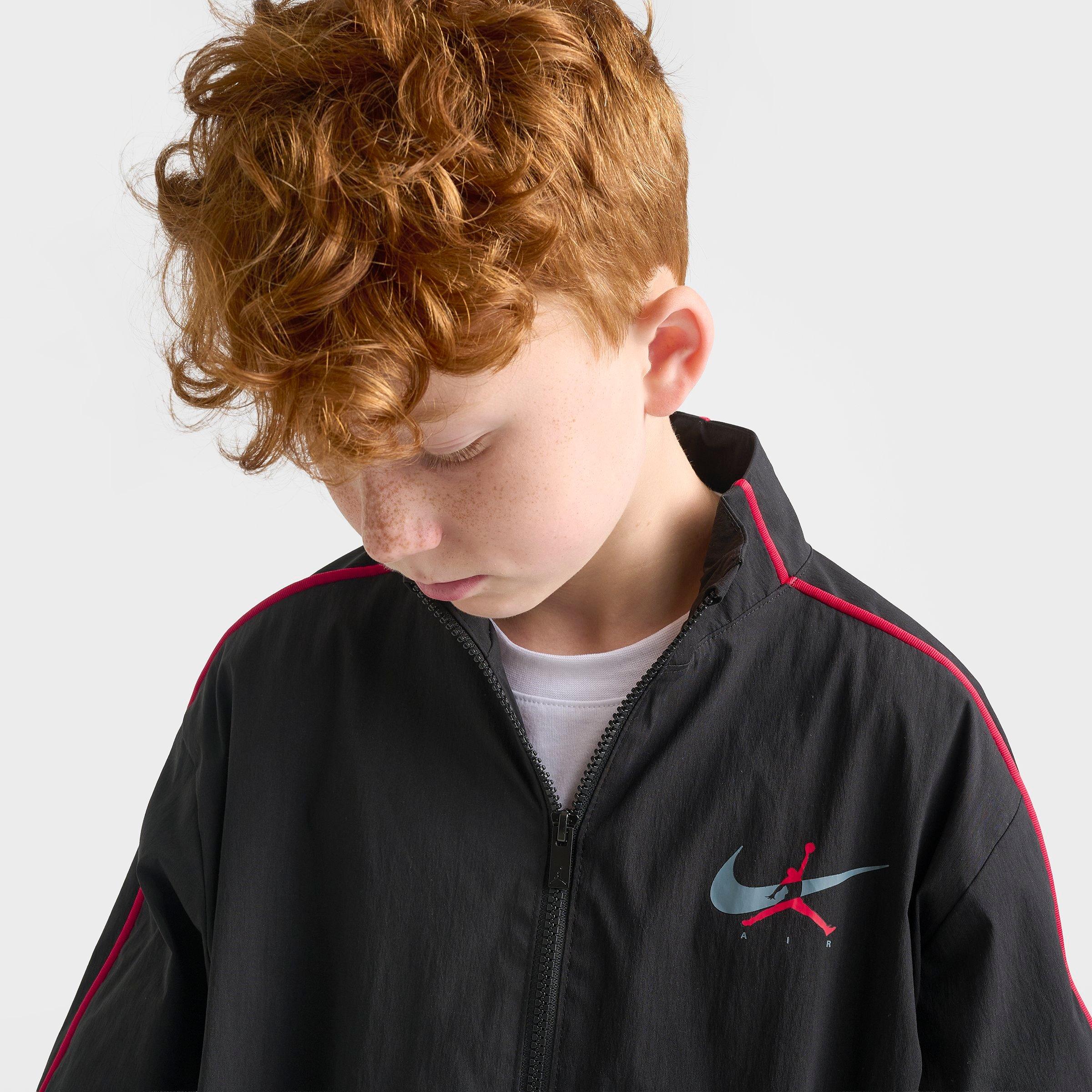 Big Kids' Jordan Jumpman Arch Woven Full-Zip Jacket