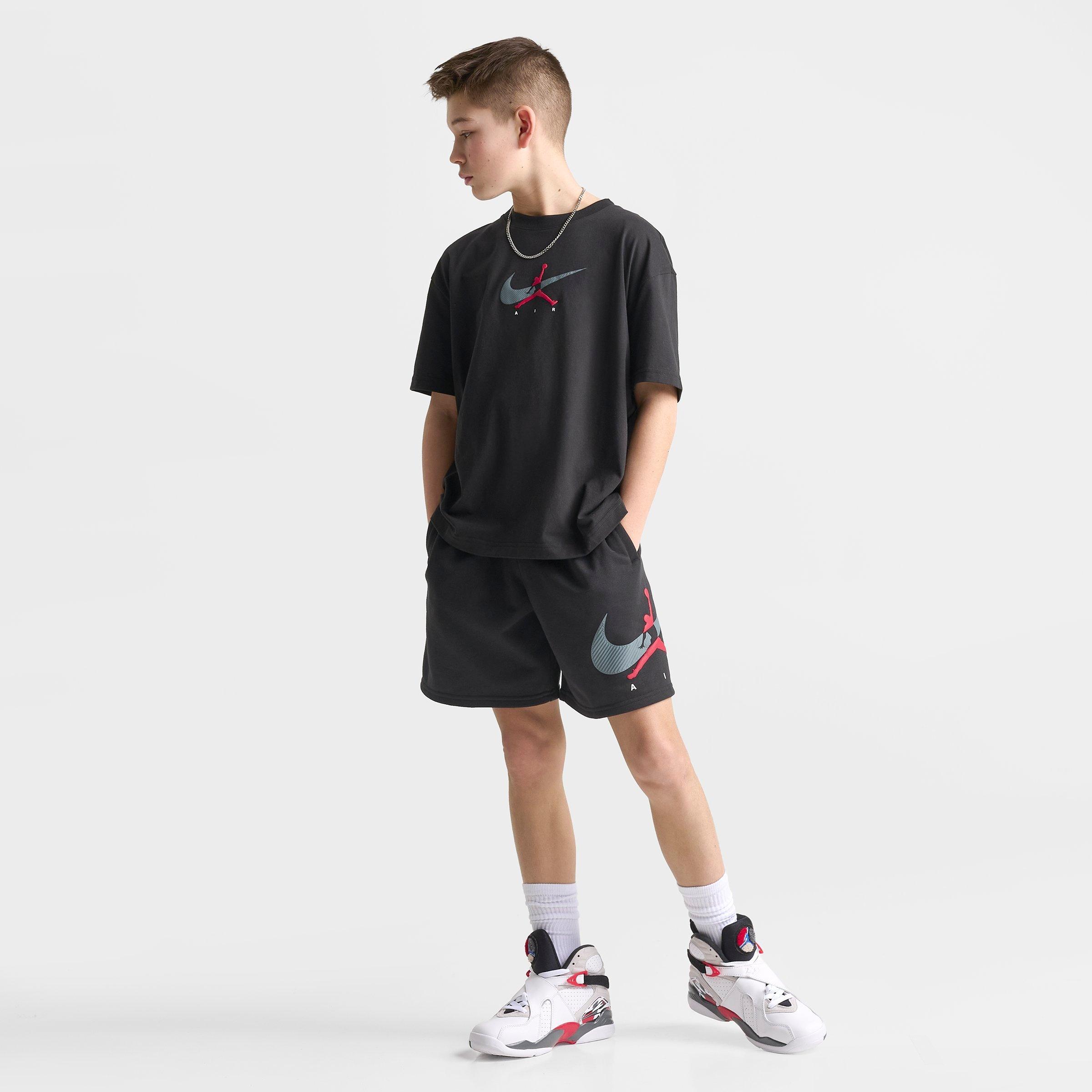 Big Kids' Air Jordan Swoosh Fleece Shorts
