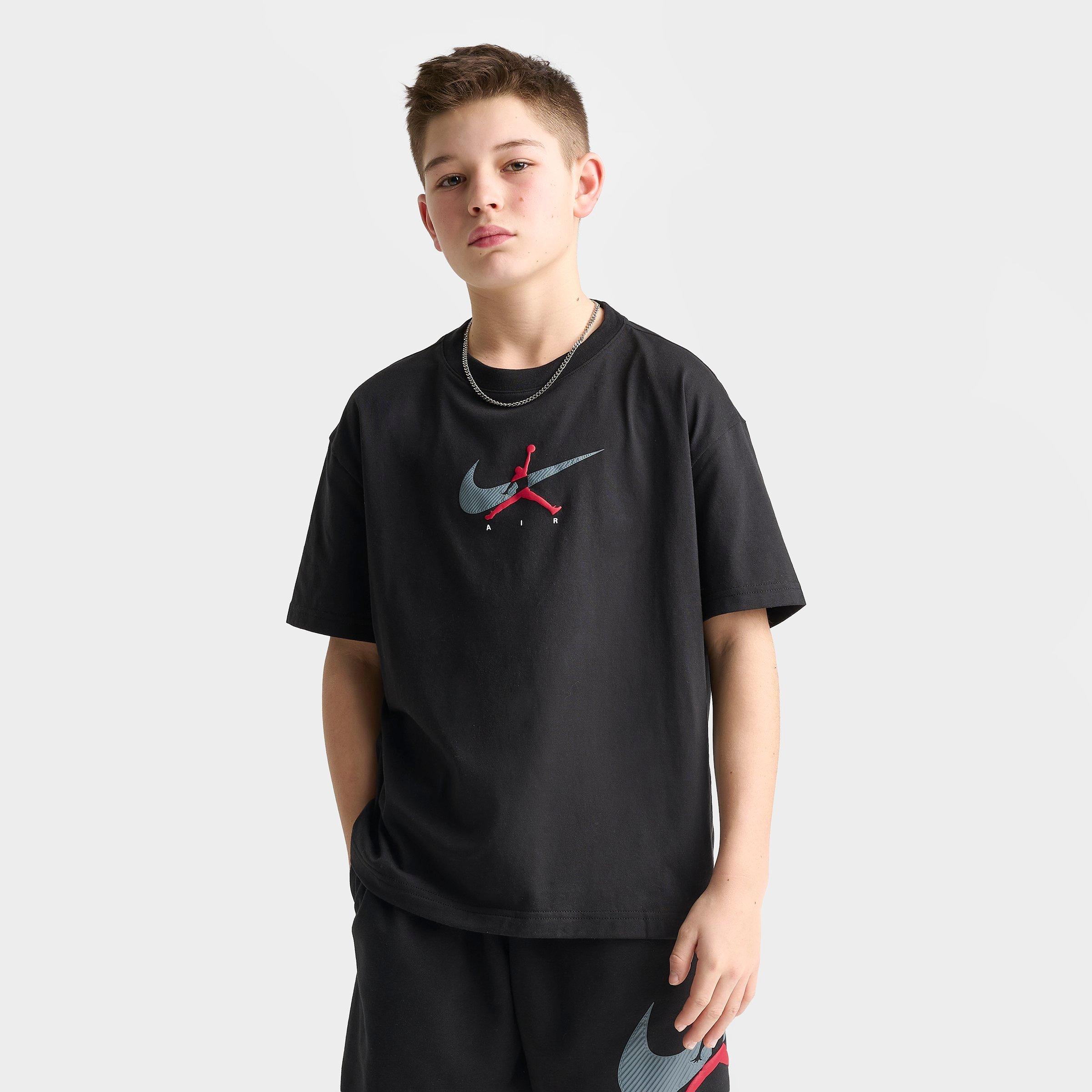 Big Kids' Jordan Brooklyn Swoosh Logo T-Shirt