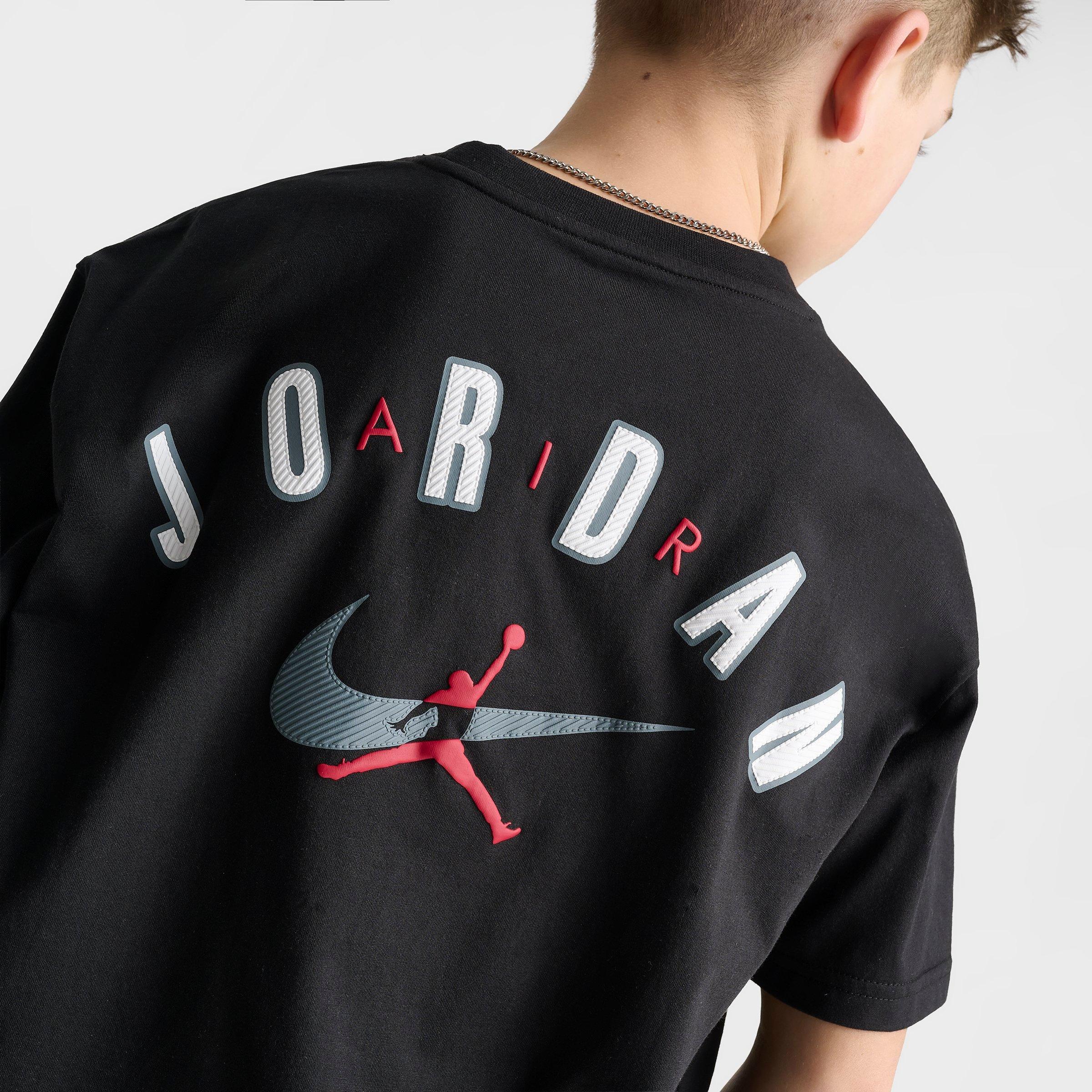 Big Kids' Jordan Brooklyn Swoosh Logo T-Shirt