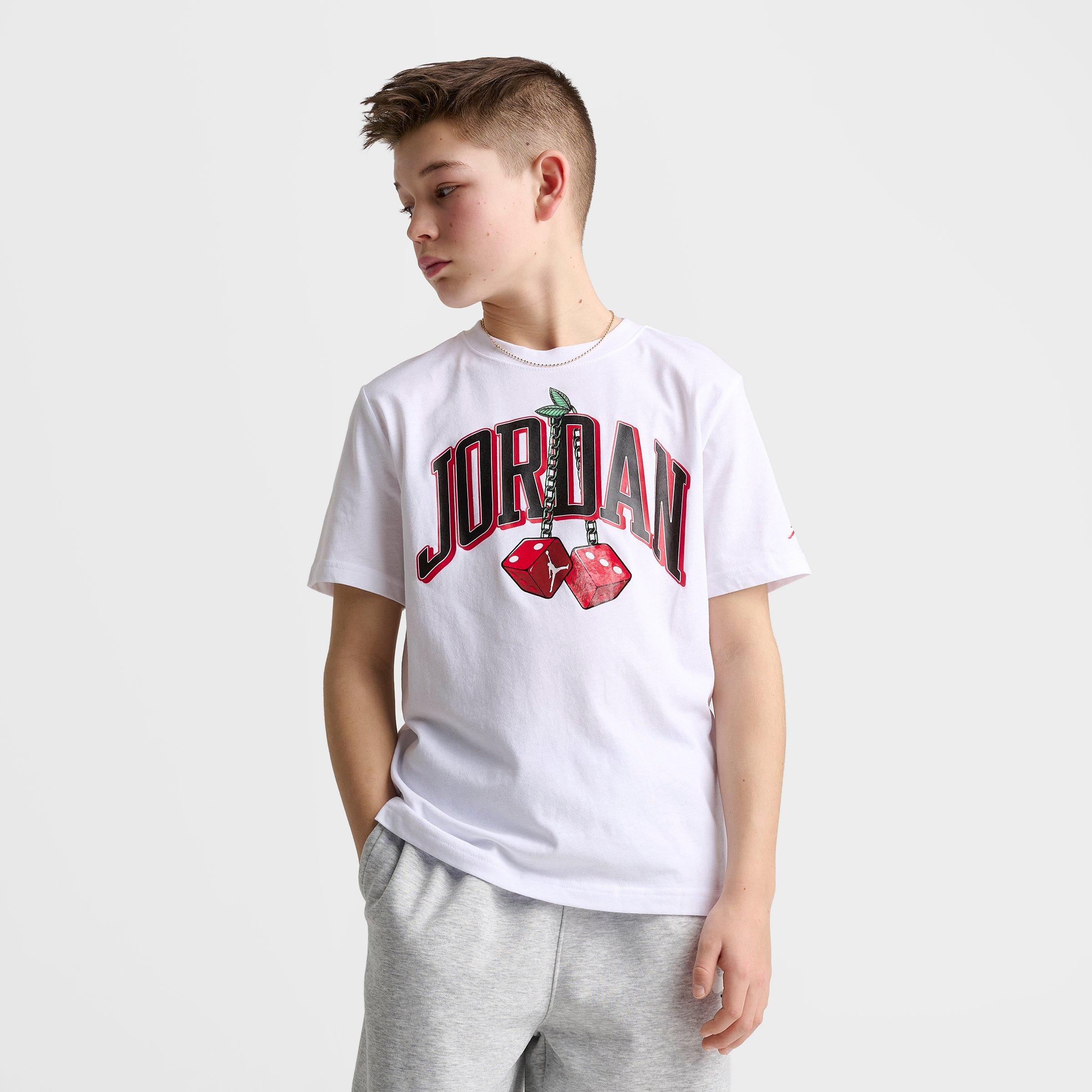 Big Kids' Jordan AJ13 Cherry Dice T-Shirt