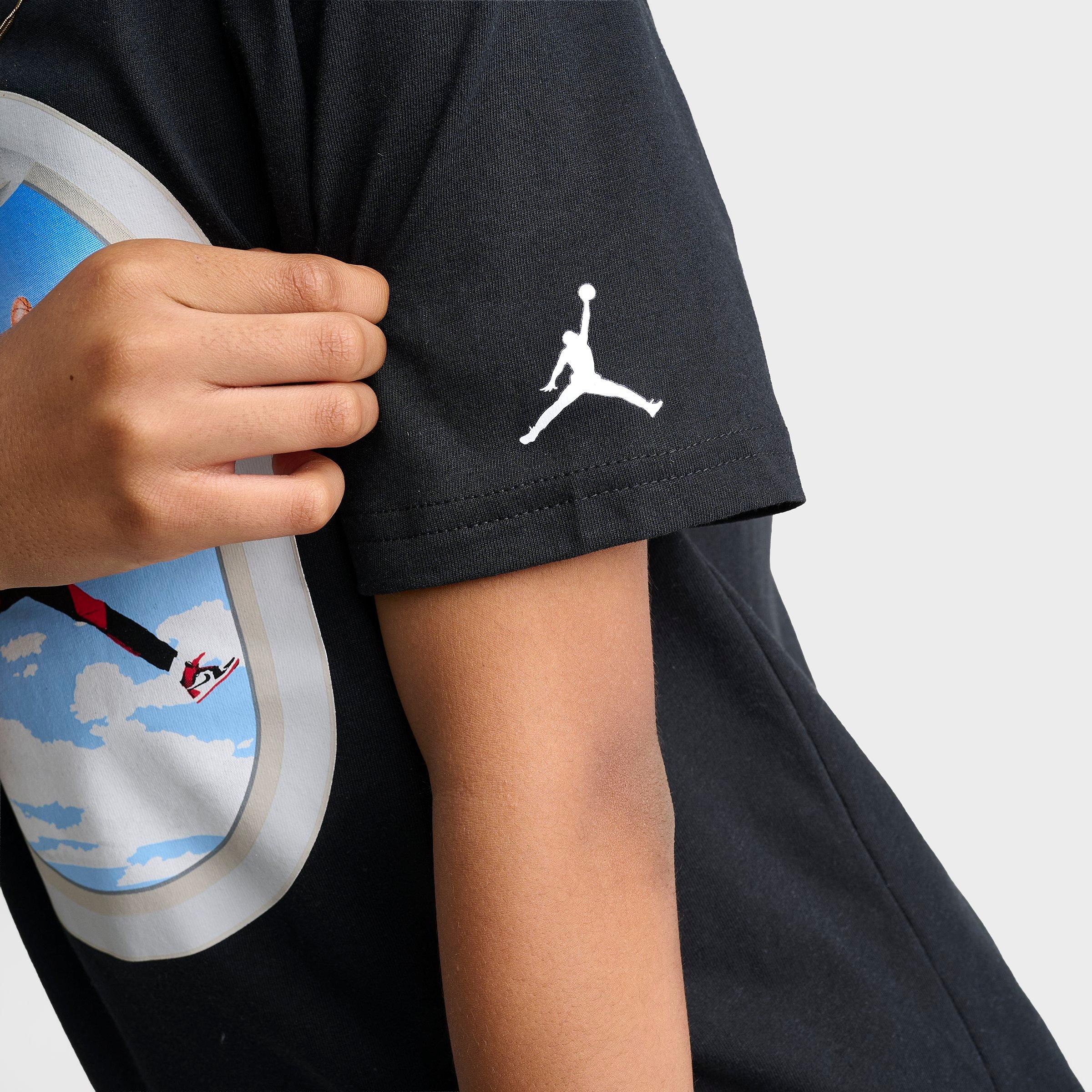 Big Kids' Jordan Plane Window Graphic T-Shirt