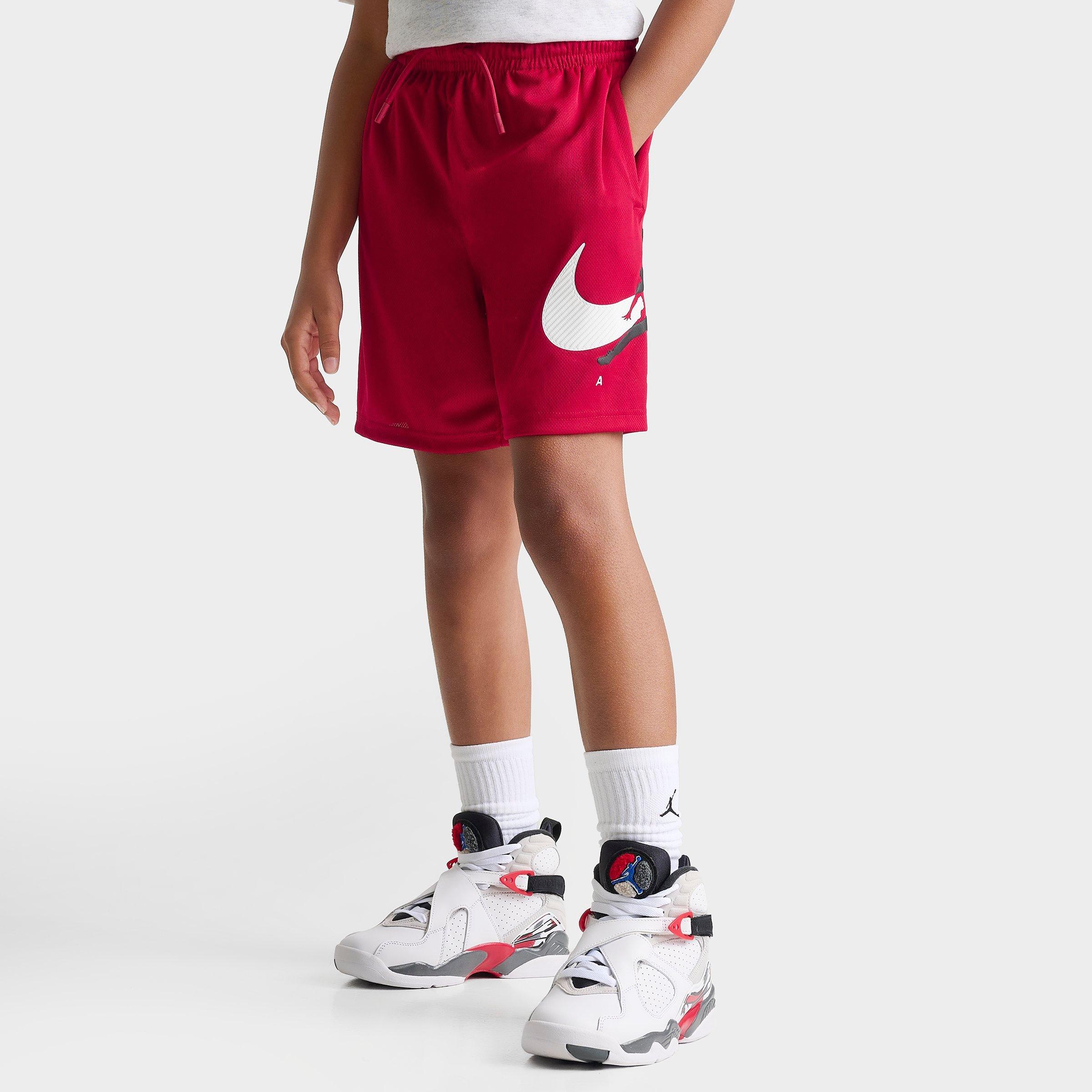 Big Kids' Jordan Jumpman Swoosh Mesh Shorts