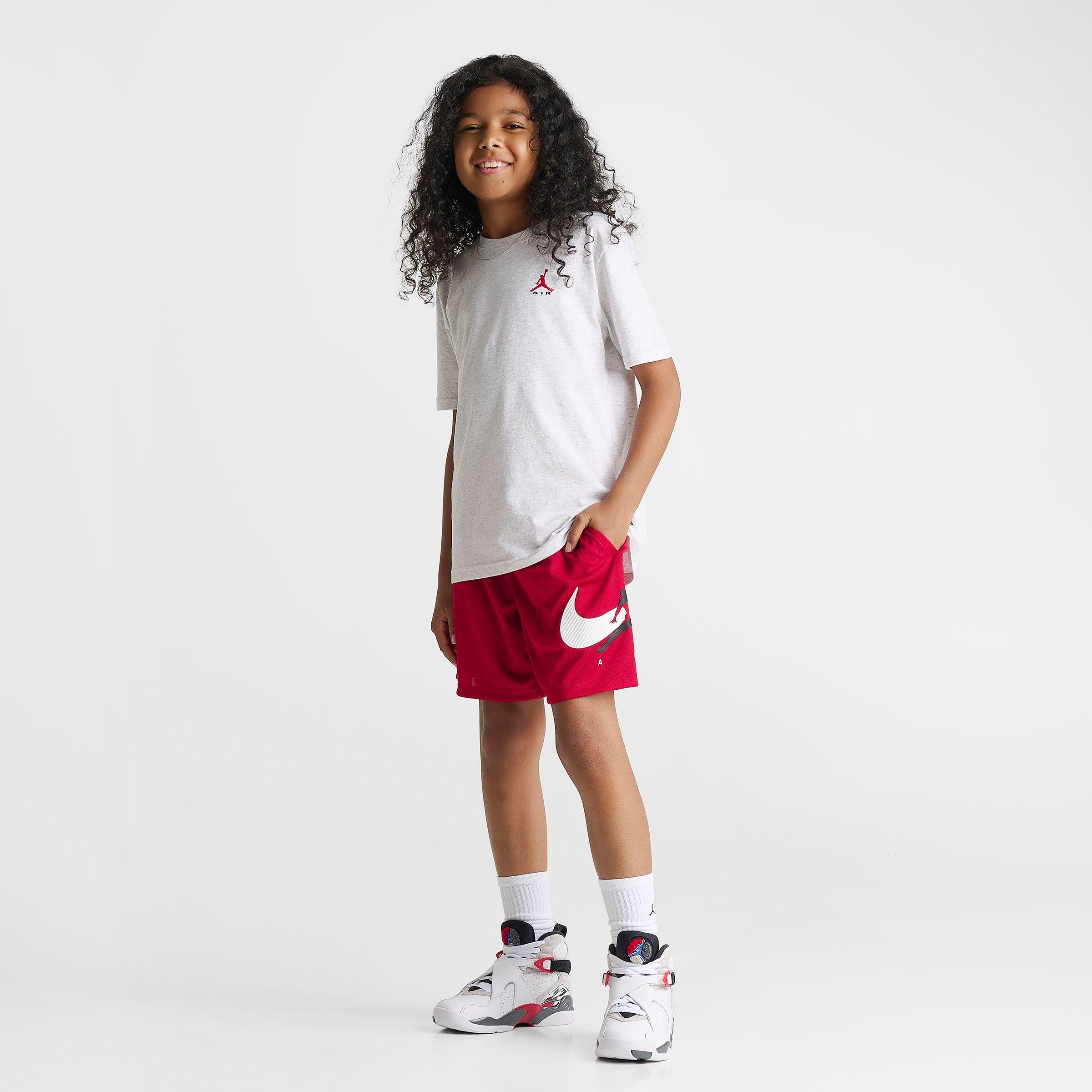 Big Kids' Jordan Jumpman Swoosh Mesh Shorts