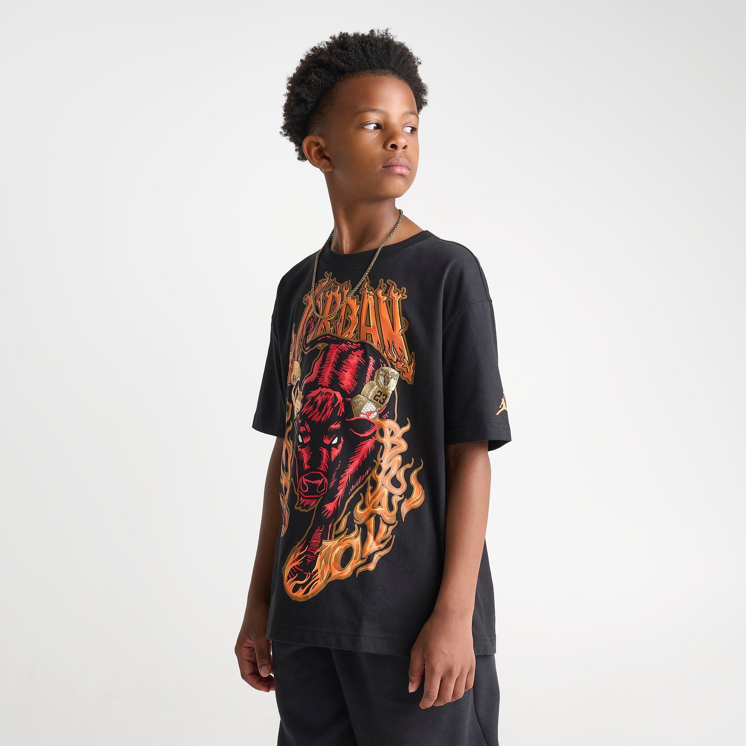 Big Kids' Jordan Toro Bravo Retro Graphic T-Shirt
