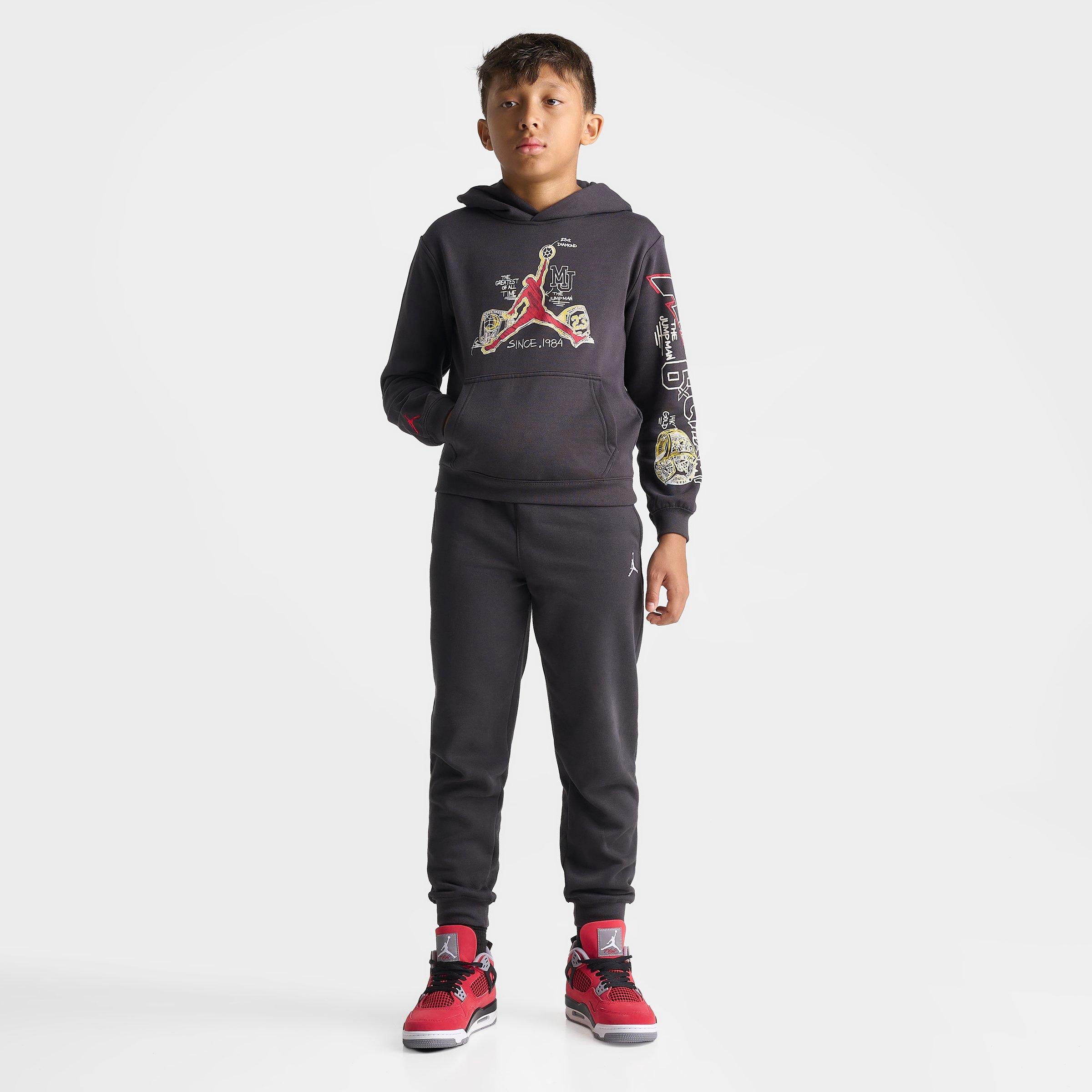 Big Kids' Jordan Bling Ring Graphic Pullover Hoodie