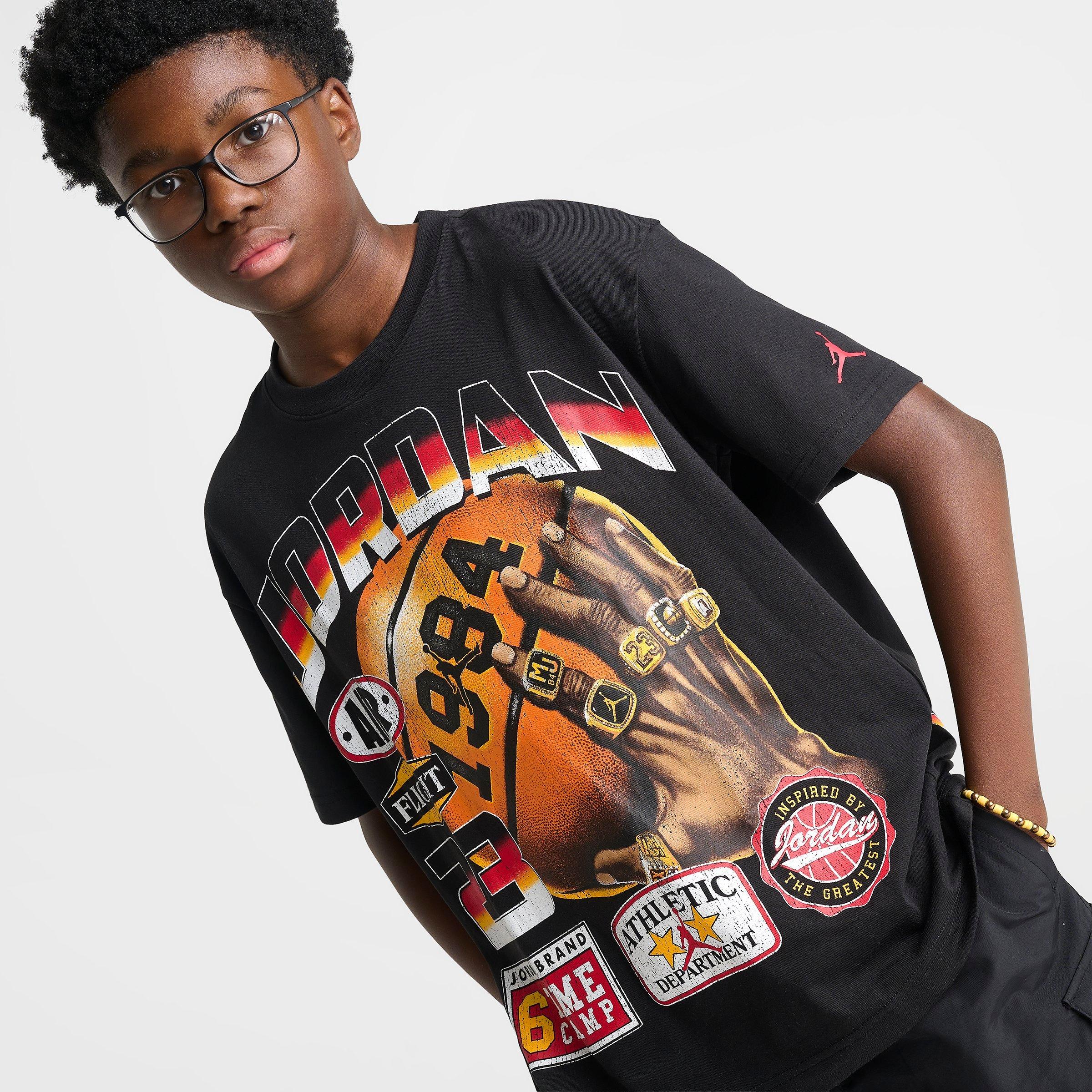 Big Kids' Jordan 6 Rings Graphic T-Shirt