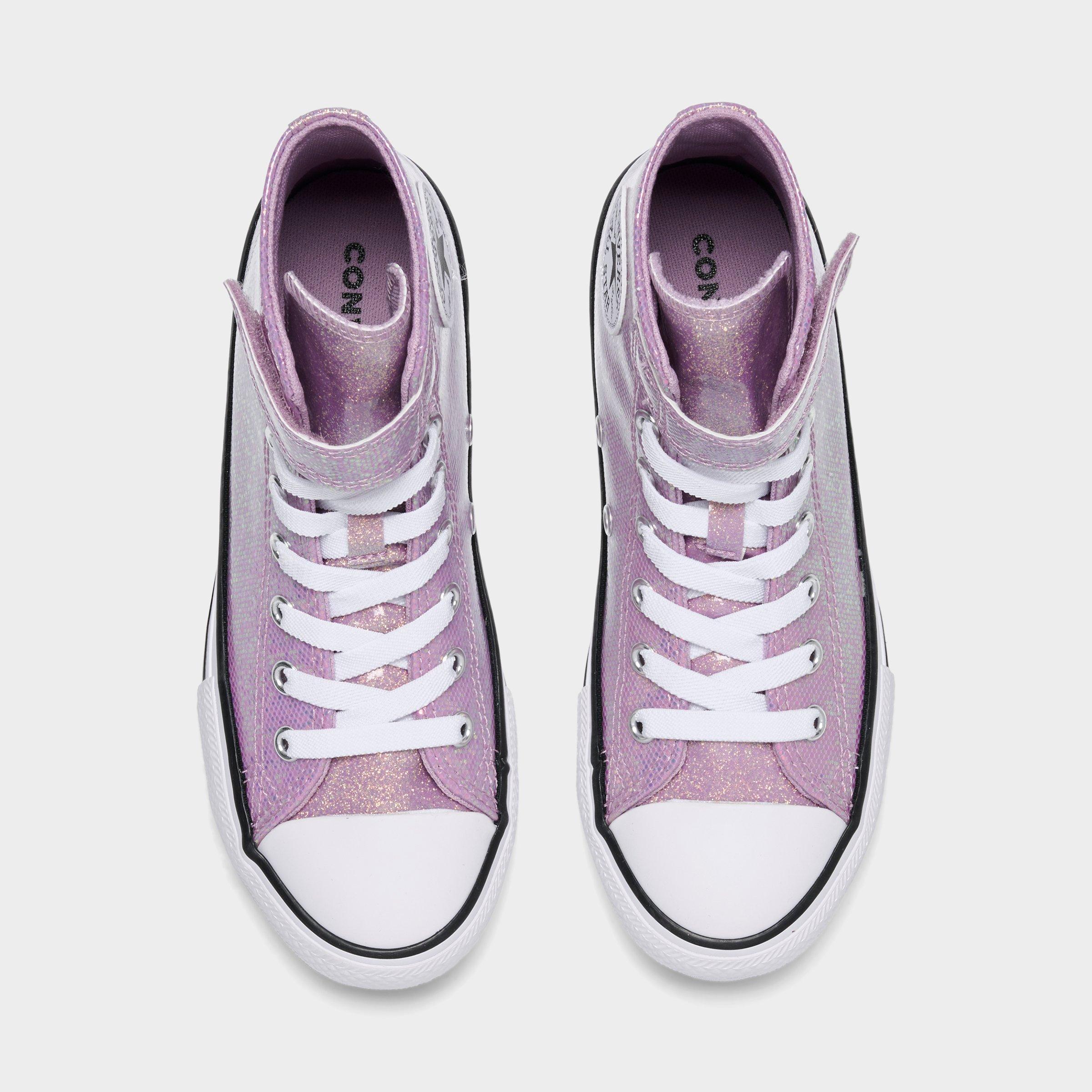 Girls' Little Kids' Converse Chuck Taylor All Star Glitter High Top Casual Shoes