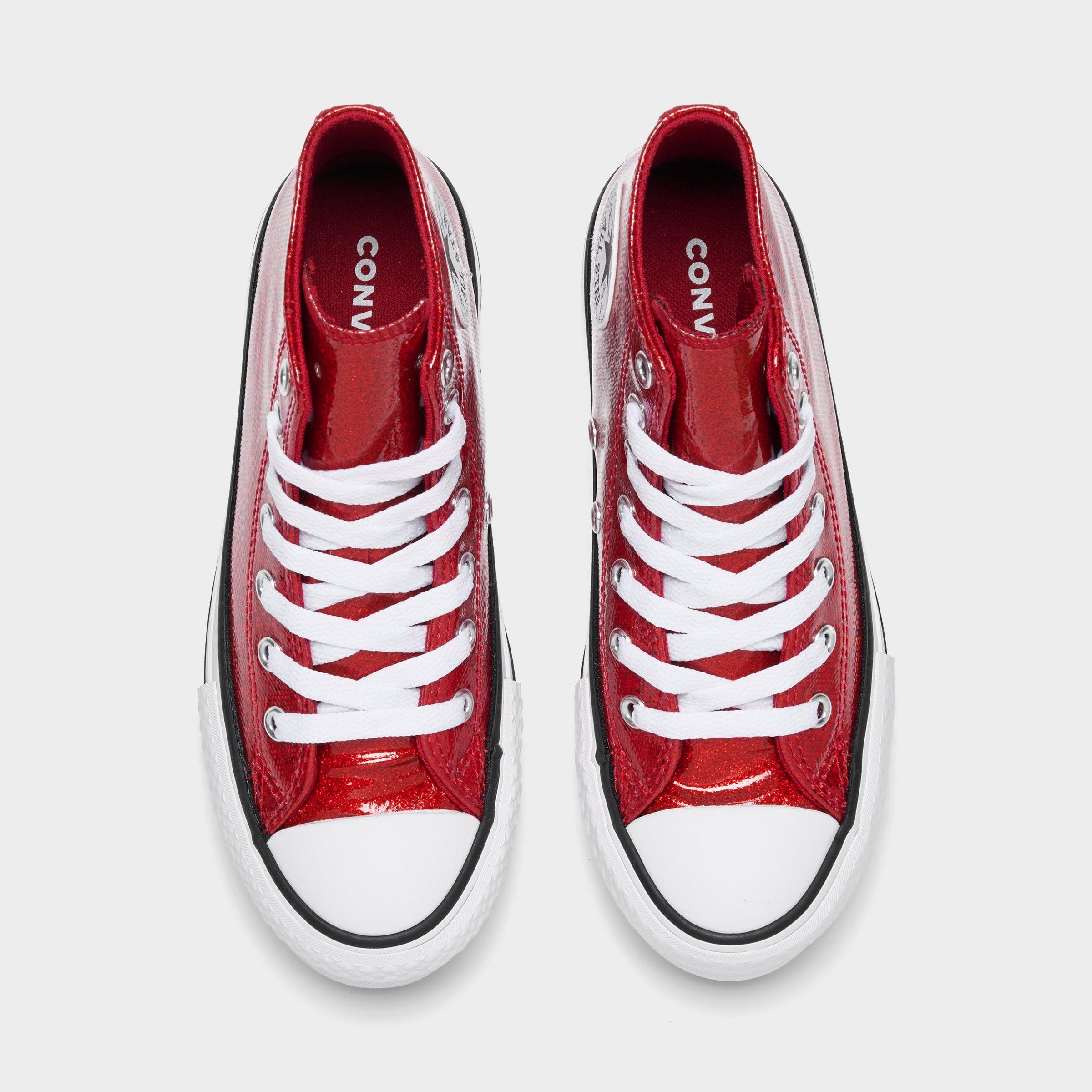 Girls' Little Kids' Converse Chuck Taylor All Star Glitter Lift Platform Casual Shoes