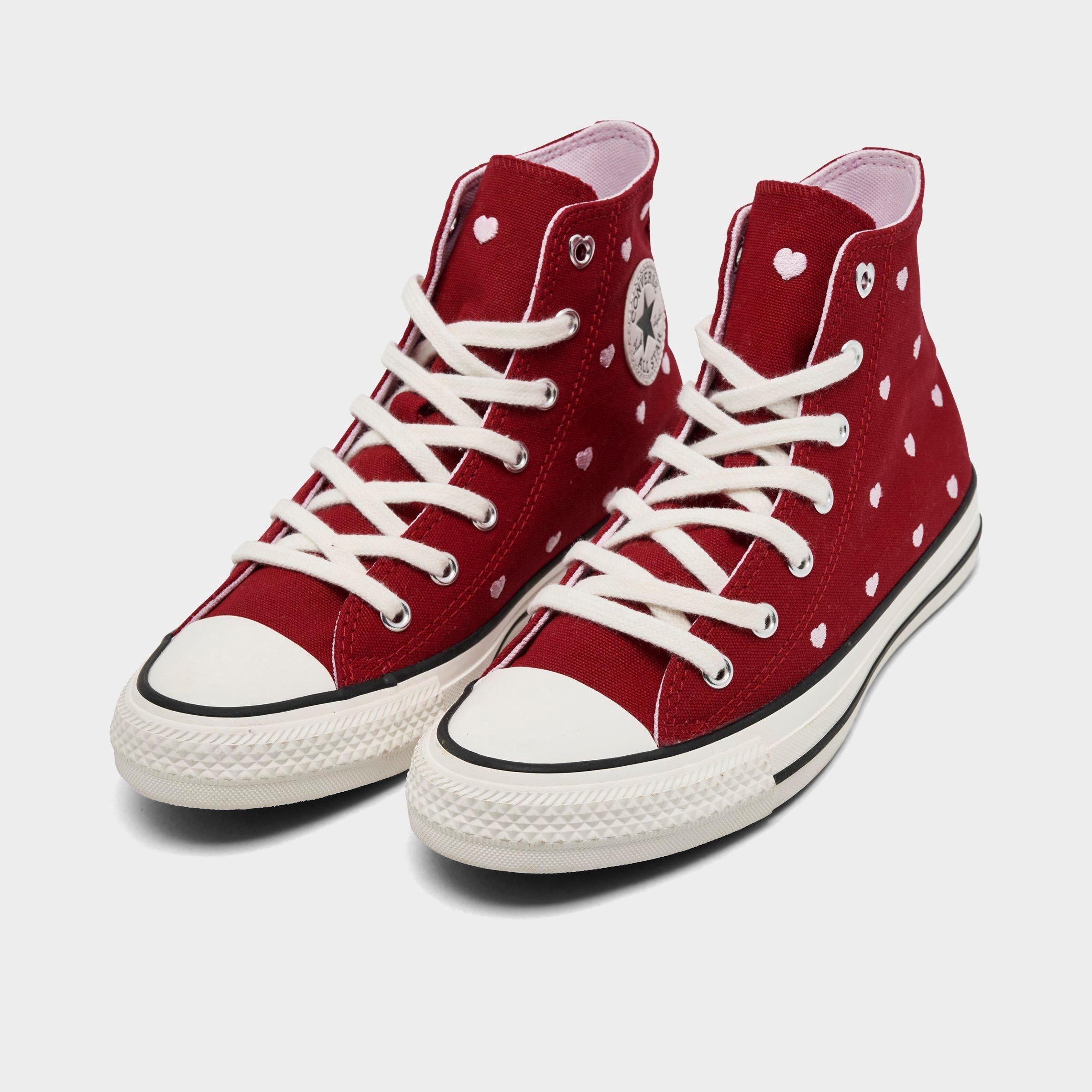 Girls' Big Kids' Converse Chuck Taylor All Star Valentine's Day High Top Casual Shoes