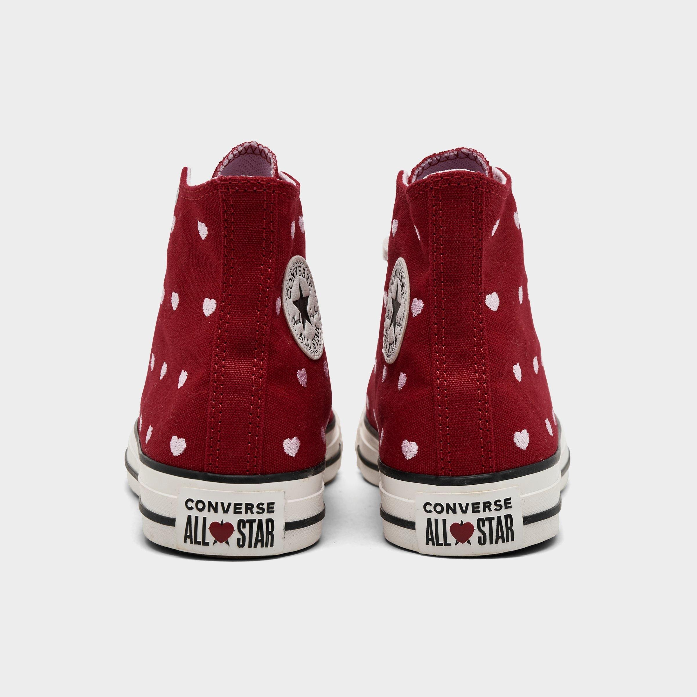 Girls' Big Kids' Converse Chuck Taylor All Star Valentine's Day High Top Casual Shoes