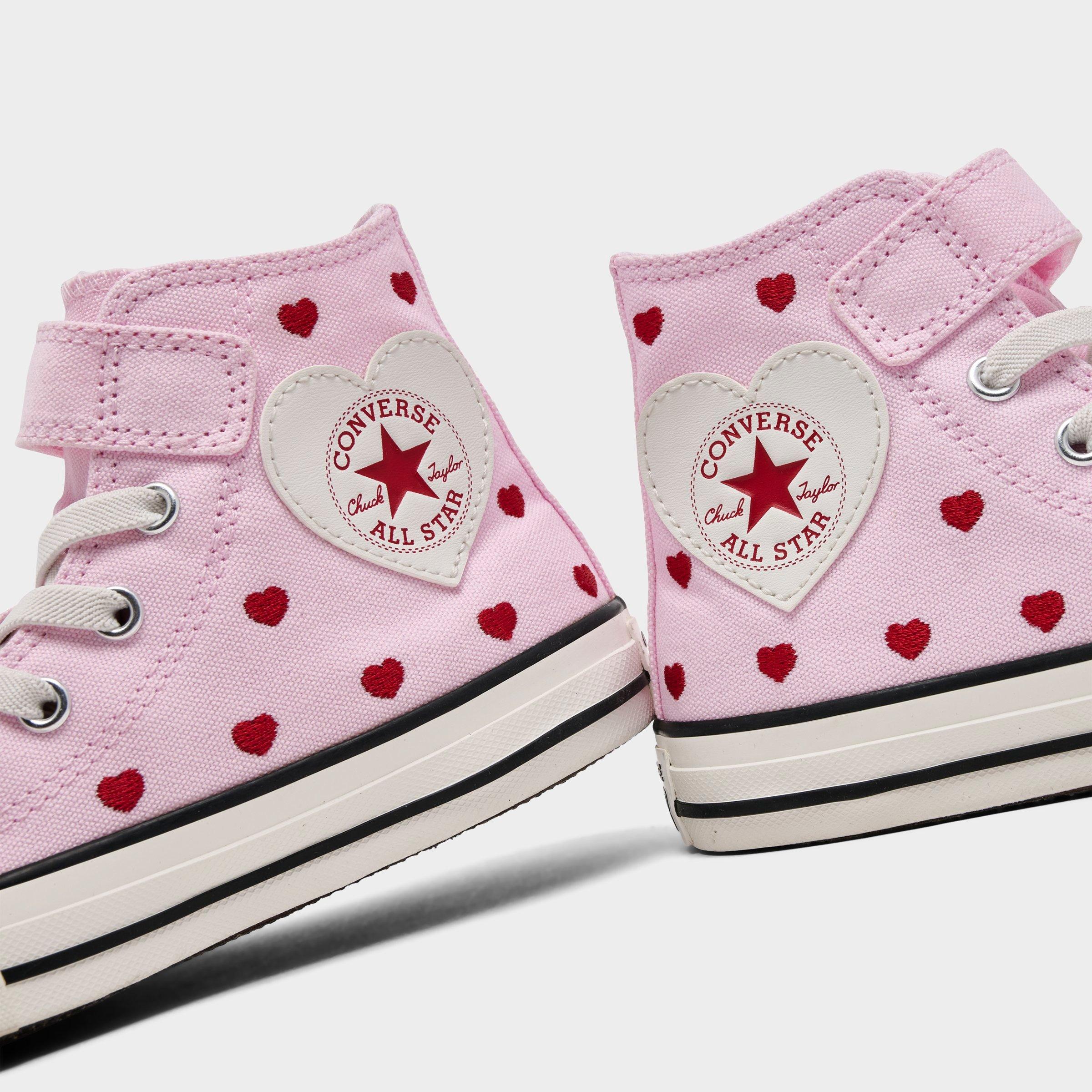 Girls' Little Kids' Converse Chuck Taylor All Star Valentine's Day High Top Casual Shoes