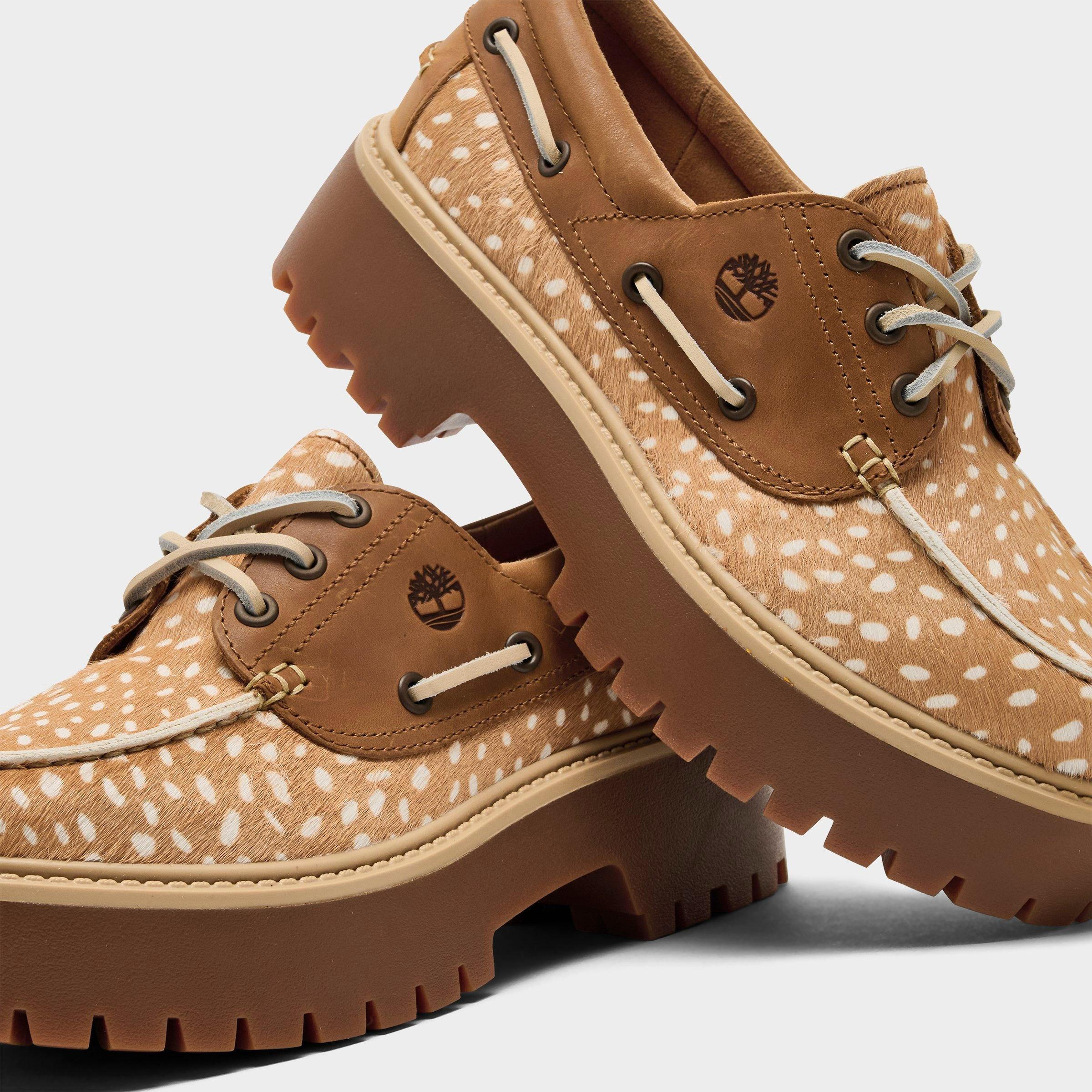 Women's Timberland Stone Street 3-Eye Platform Boat Shoes