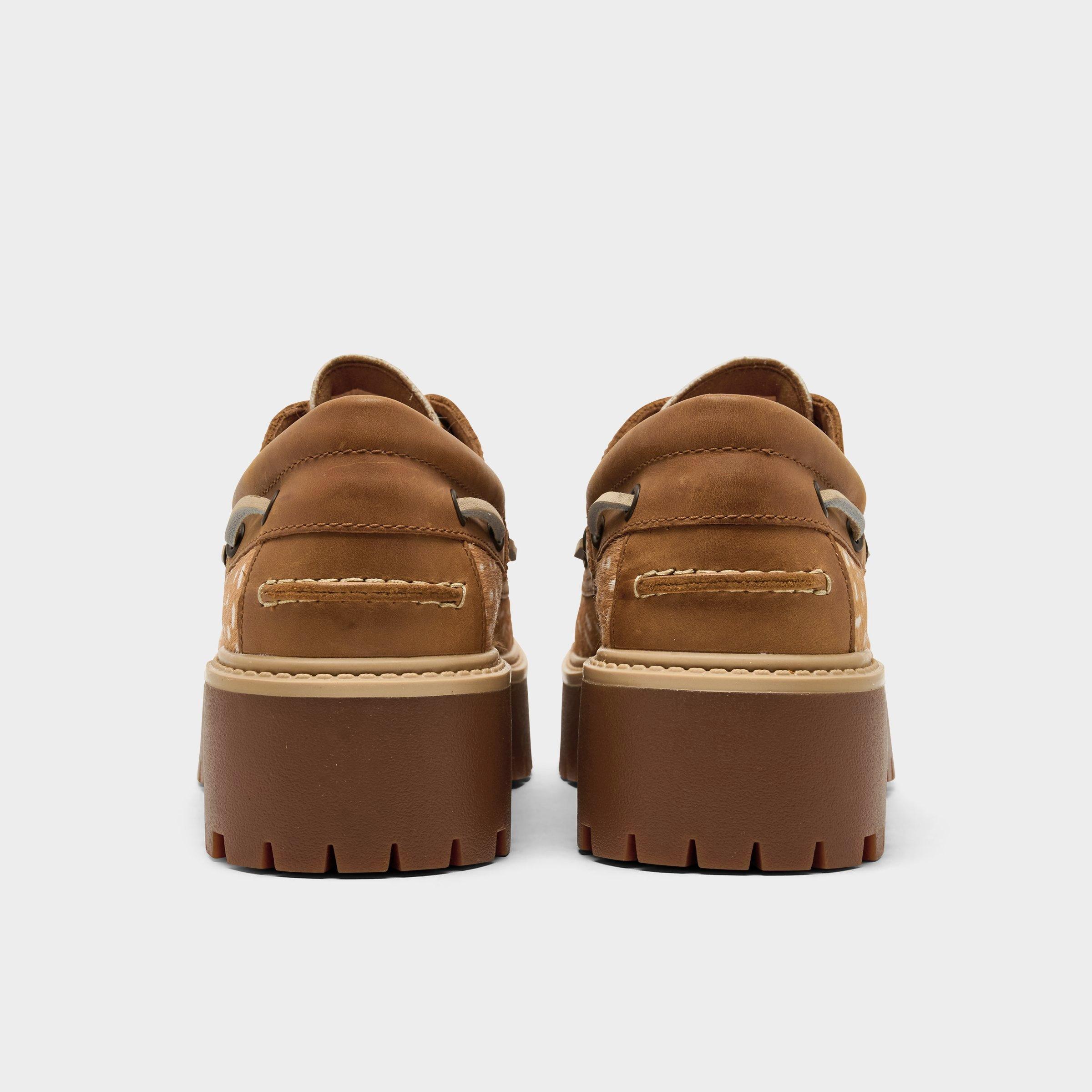 Women's Timberland Stone Street 3-Eye Platform Boat Shoes