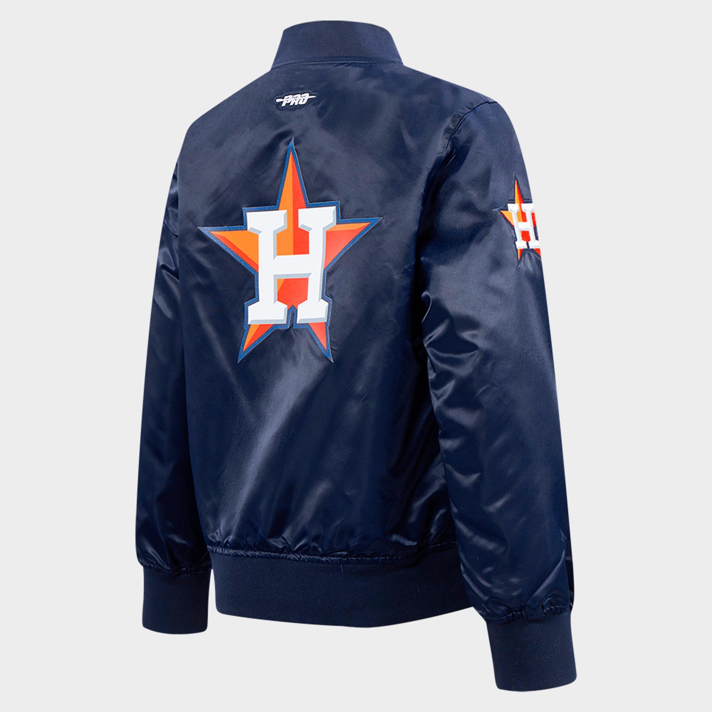 Big Kids' Pro Standard Houston Astros MLB Classic Baseball Satin Jacket