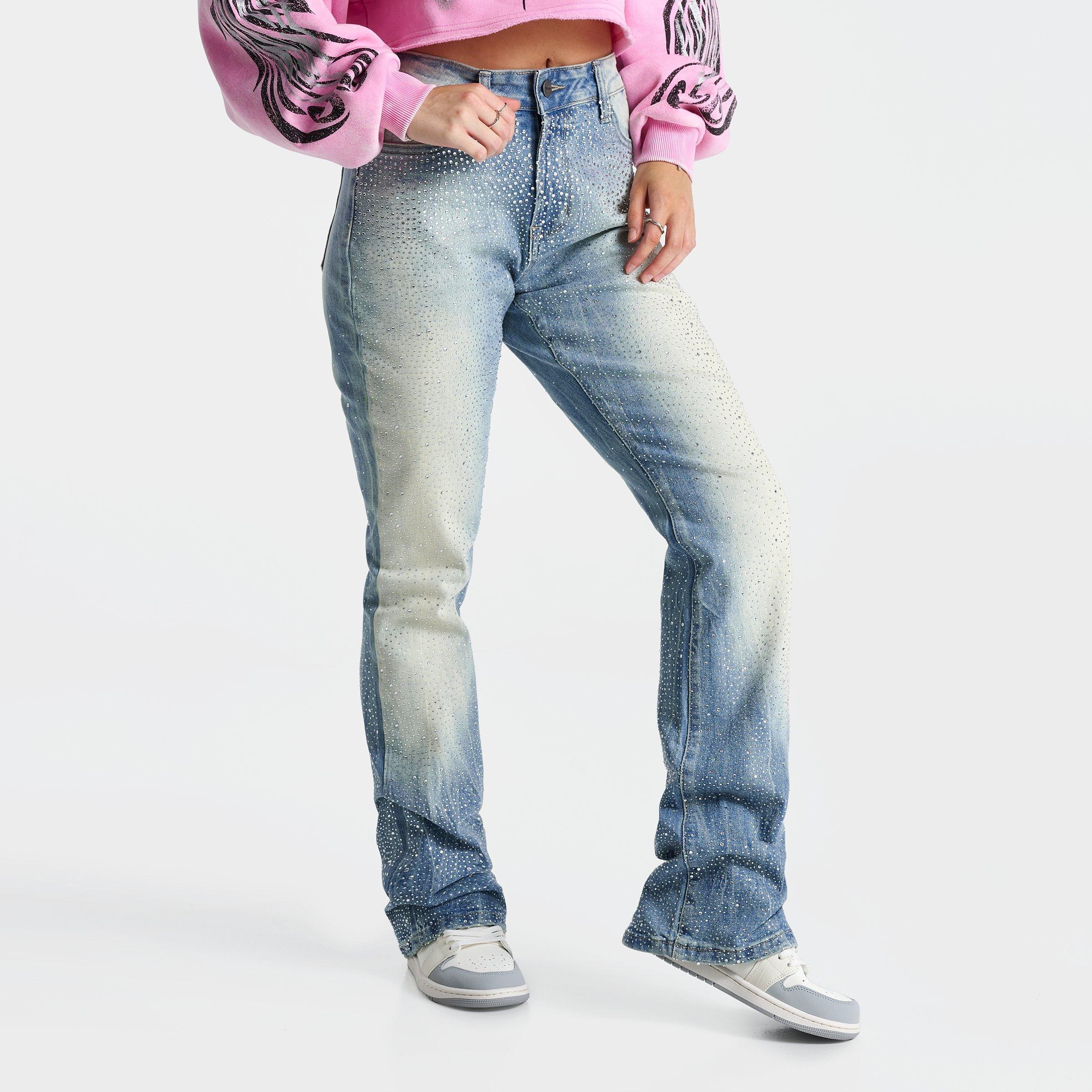 Women's Smoke Rise Ruby Rhinestone High-Rise Bootcut Jeans