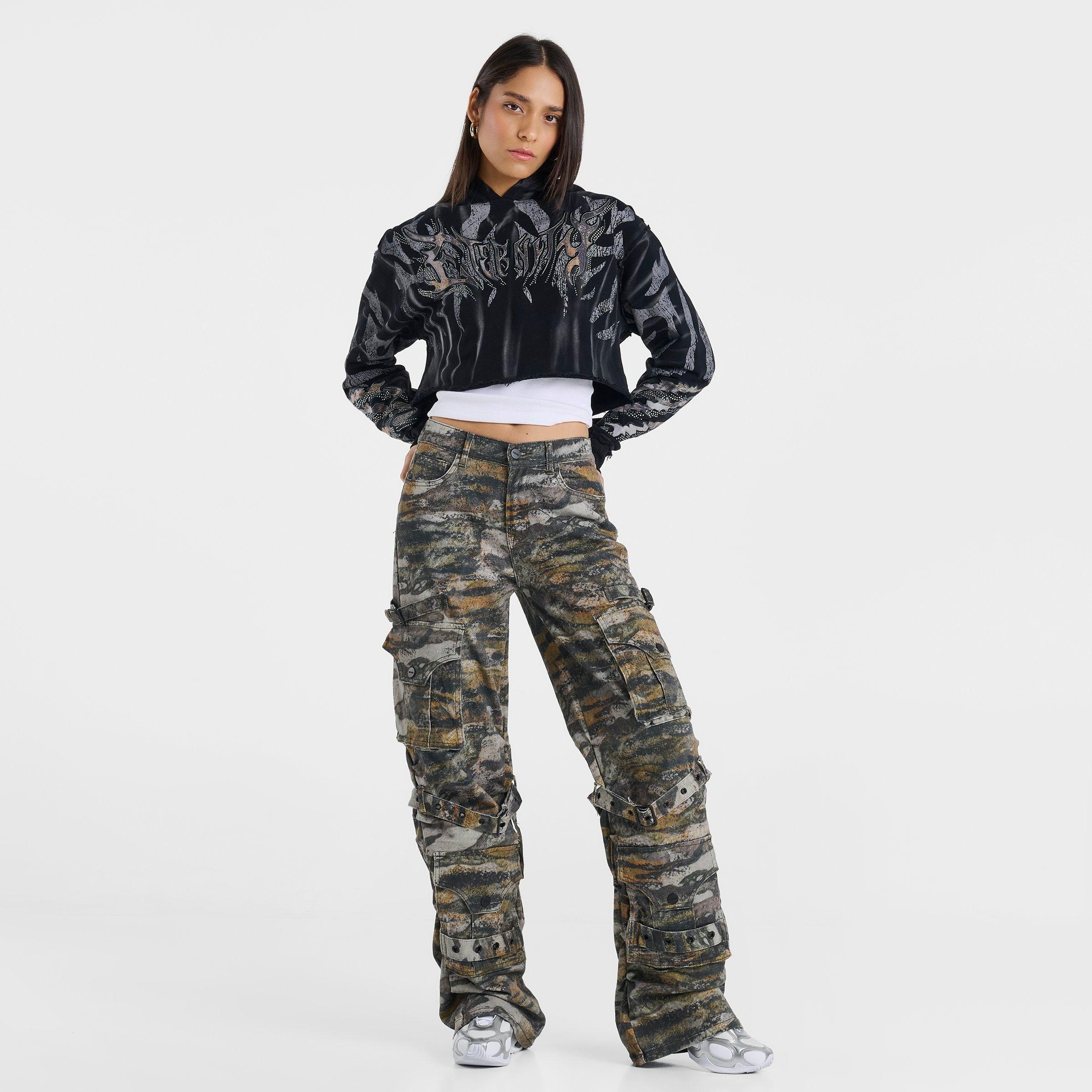 Women's Smoke Rise Bria High-Rise Wide-Leg Stacked Pants