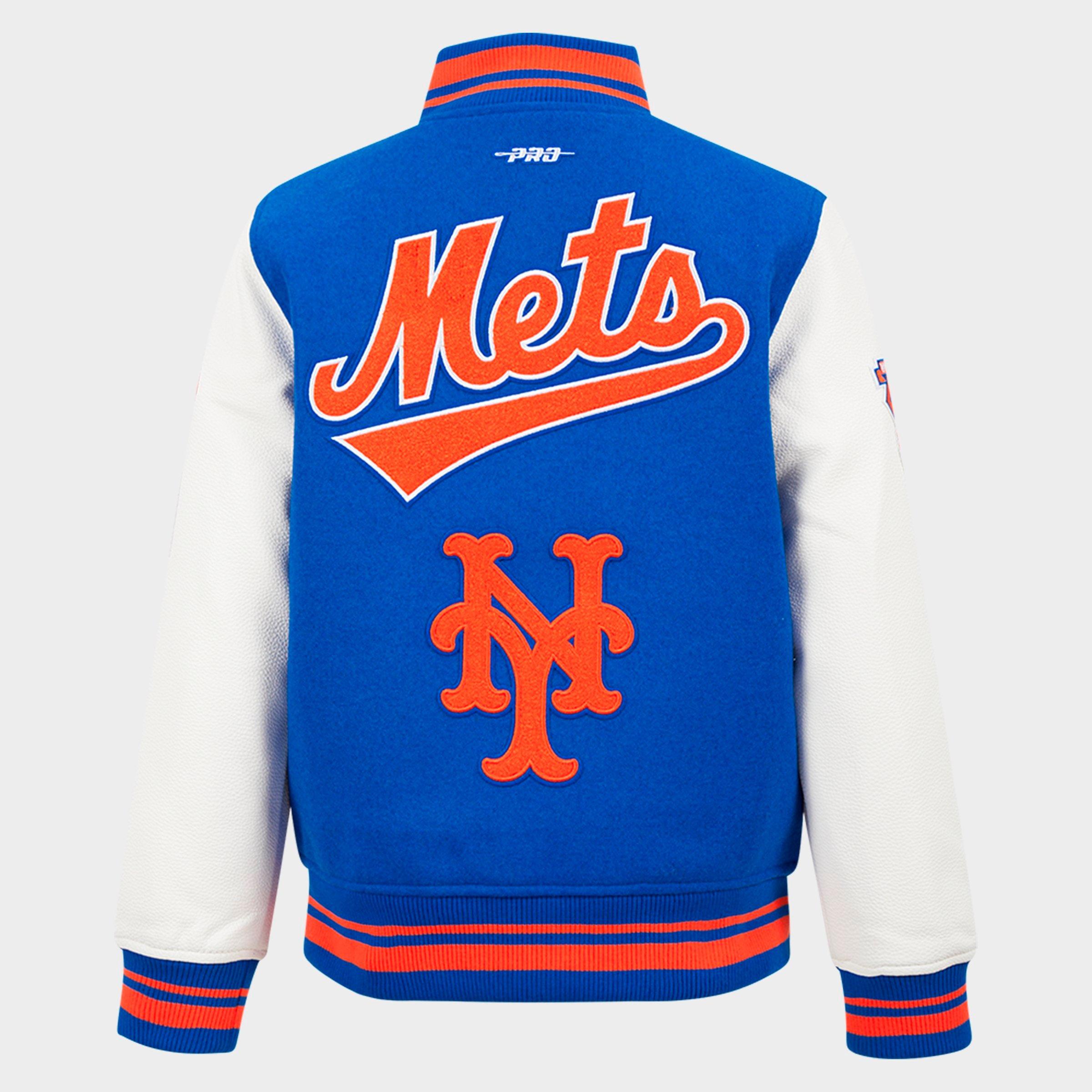 Big Kids' Pro Standard New York Mets MLB Wool Varsity Jacket